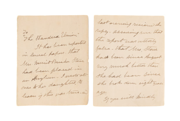 The Writings of Harriet Beecher Stowe.