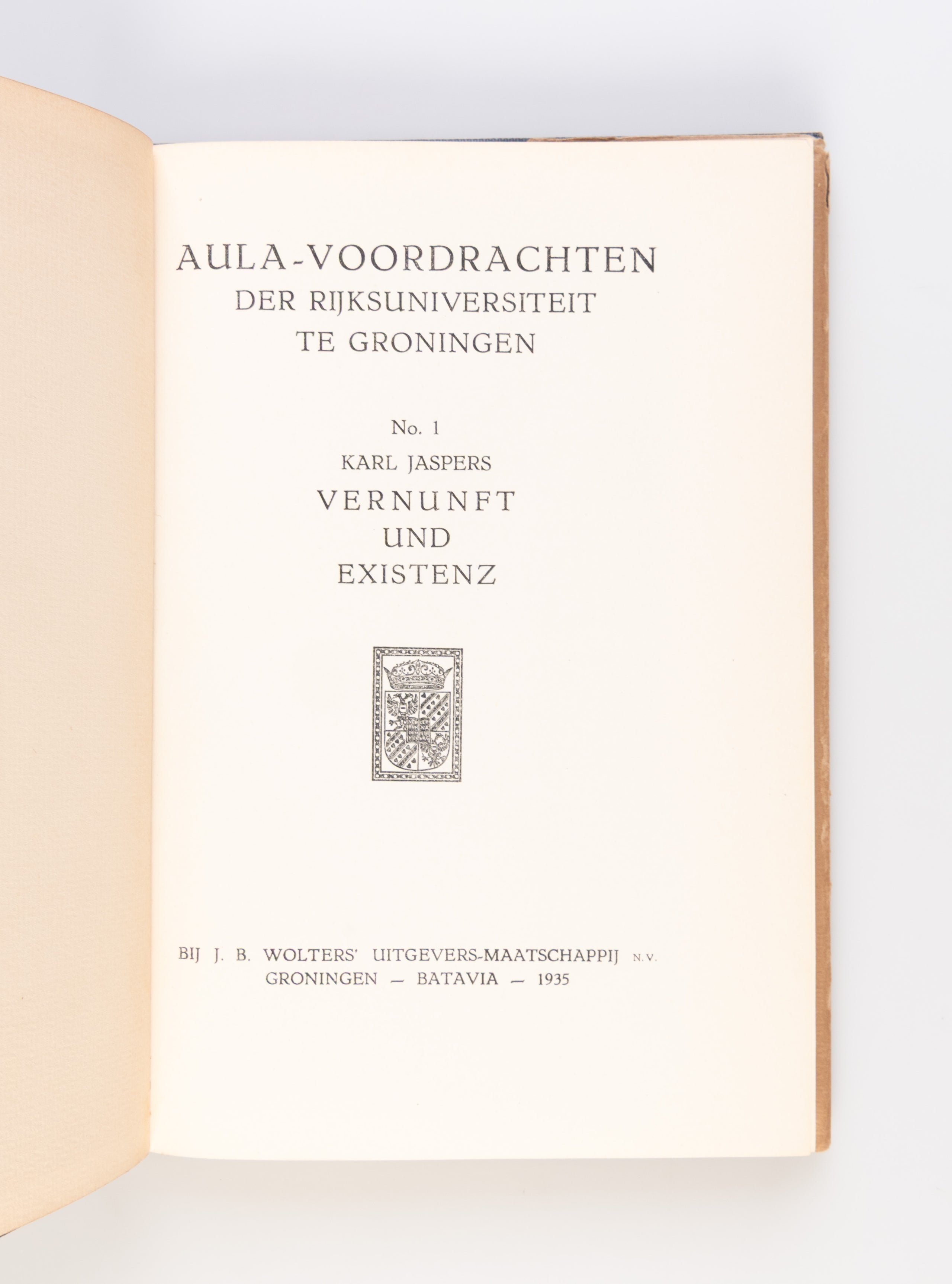 Vernunft und Existenz.