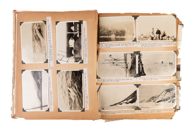[Album of photographs of whaling and trading voyages.]
