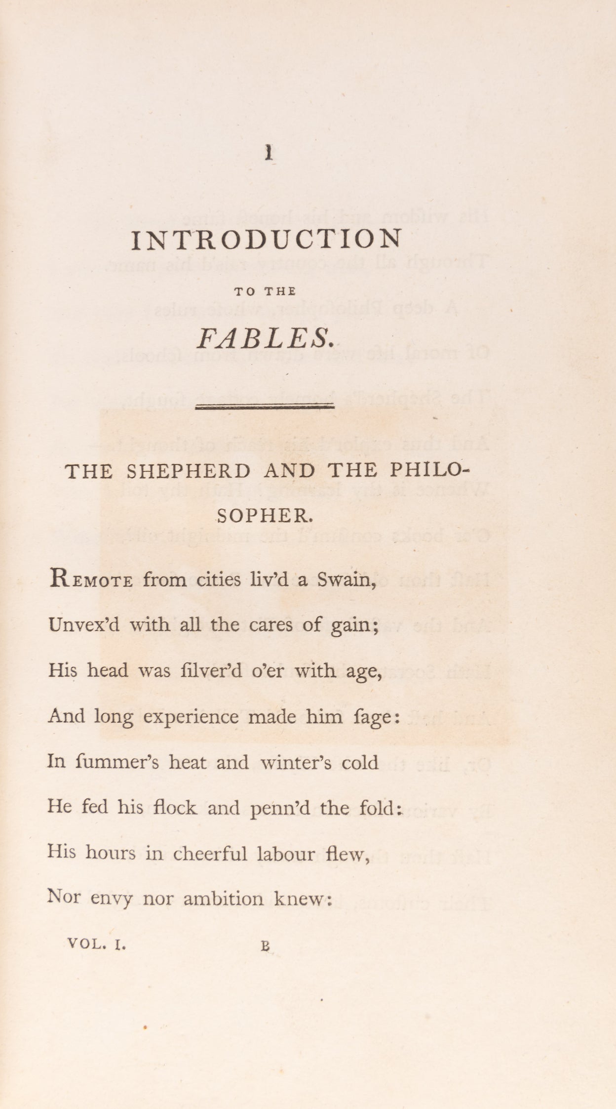 Fables by John Gay with a Life of the Author.