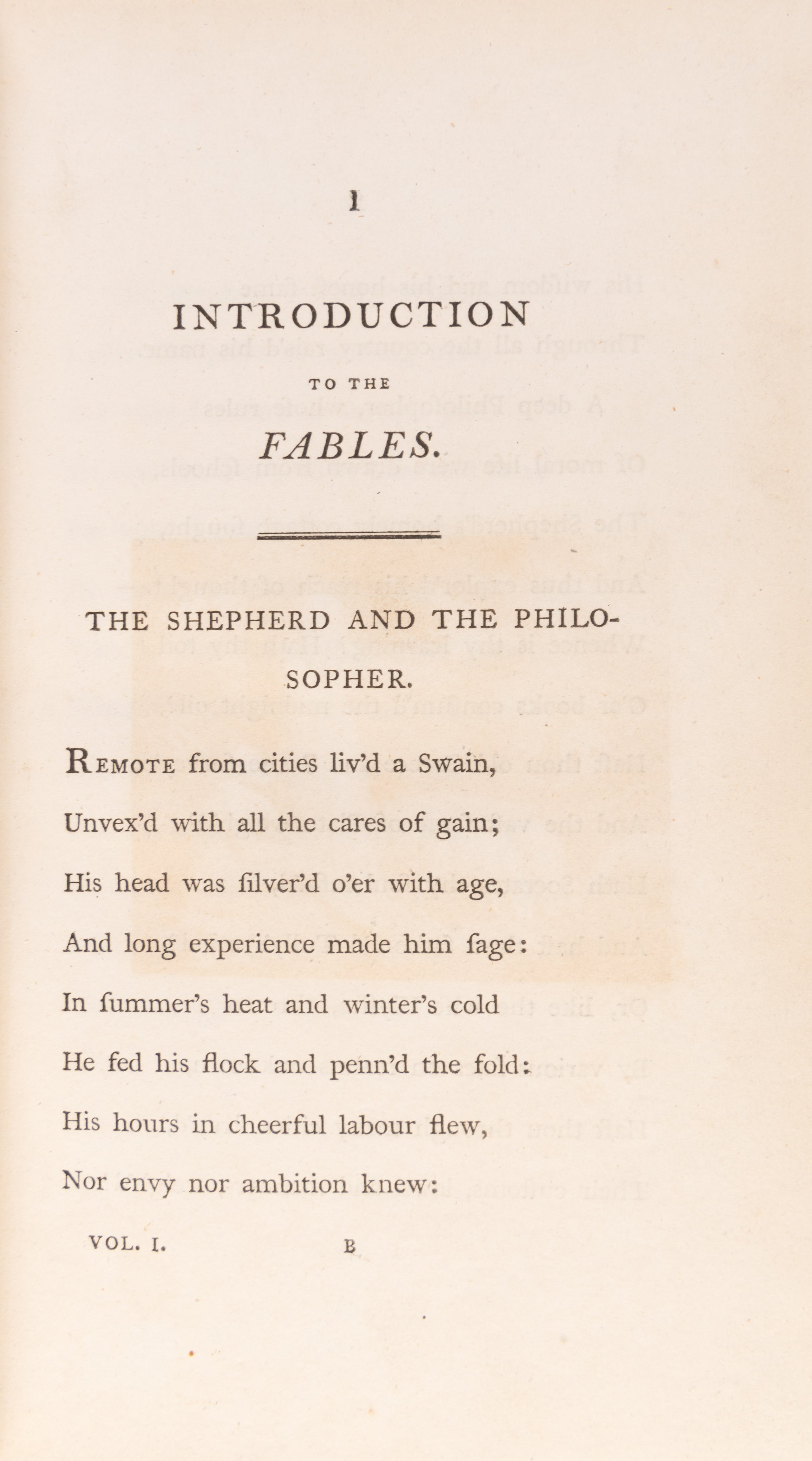 Fables by John Gay with a Life of the Author.