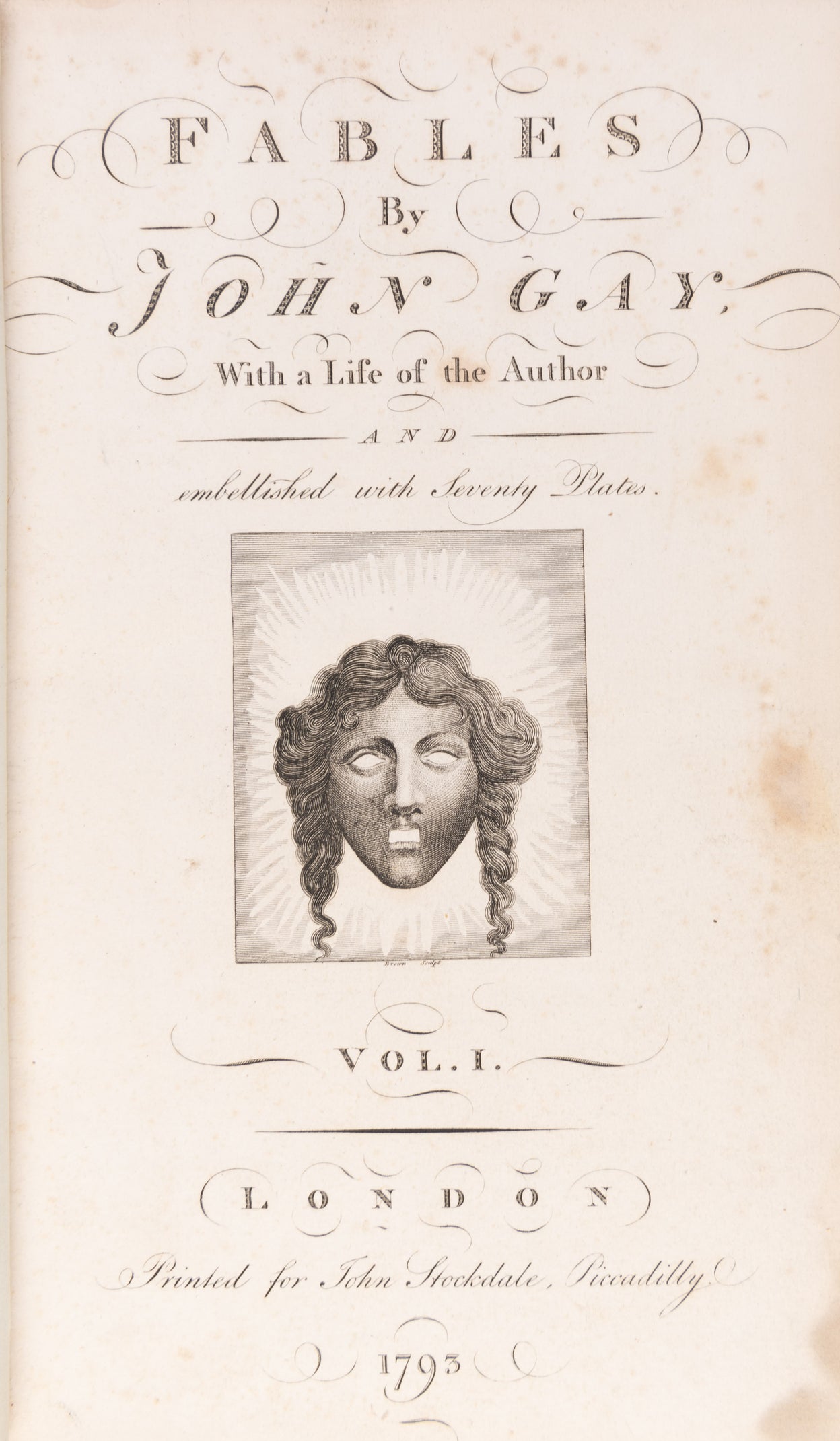 Fables by John Gay with a Life of the Author.