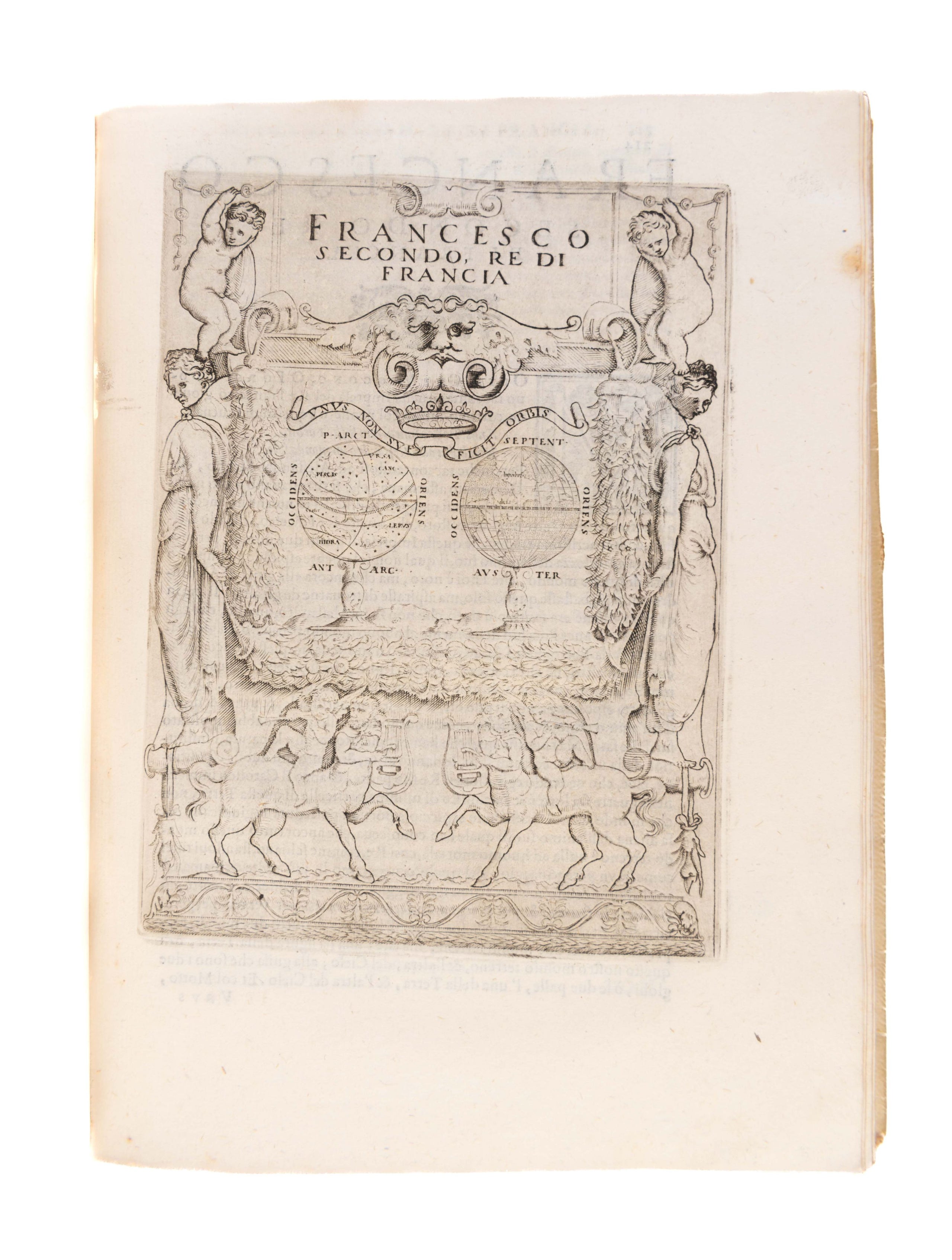 Le impresi illustri . . . aggiuntovi nuovamte. il quadro libro da Vicenzo Ruscelli da Viterbo. Al serenissimo principe Guglielmo Gonzaga Duca di Mantova et Monferato.
Venice: Francesco de' Franceschi, 1584