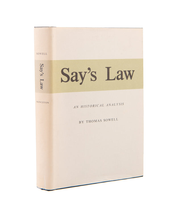Say's Law. An Historical Analysis.