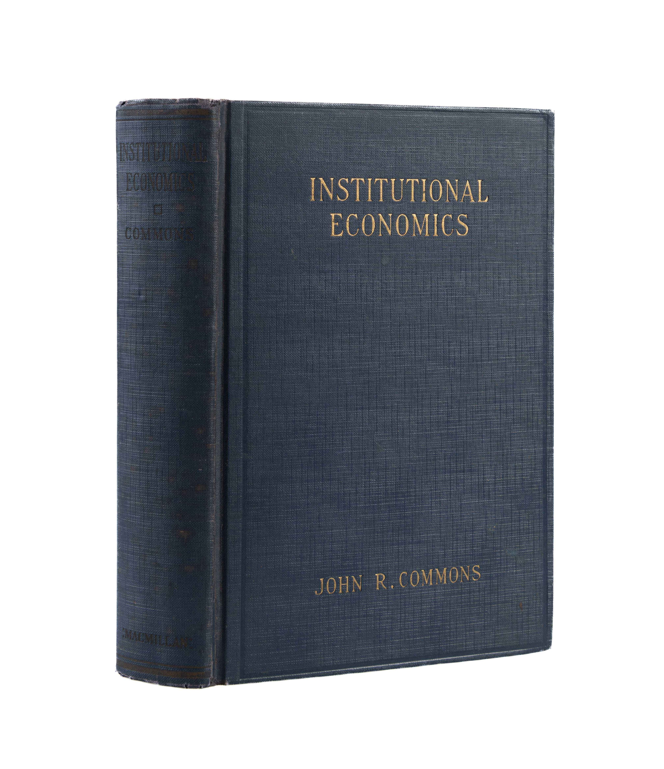 Institutional Economics. Its Place in Political Economy.