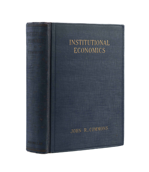 Institutional Economics. Its Place in Political Economy.