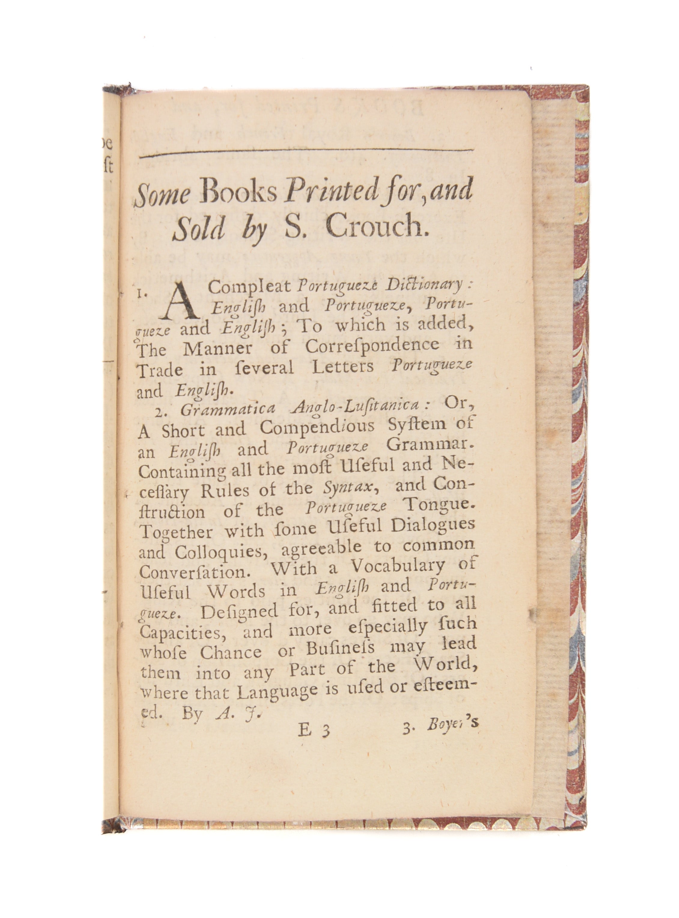 An Essay towards the Probable Solution of this Question. Whence come the Stork and the Turtle, the Crane and the Swallow,
