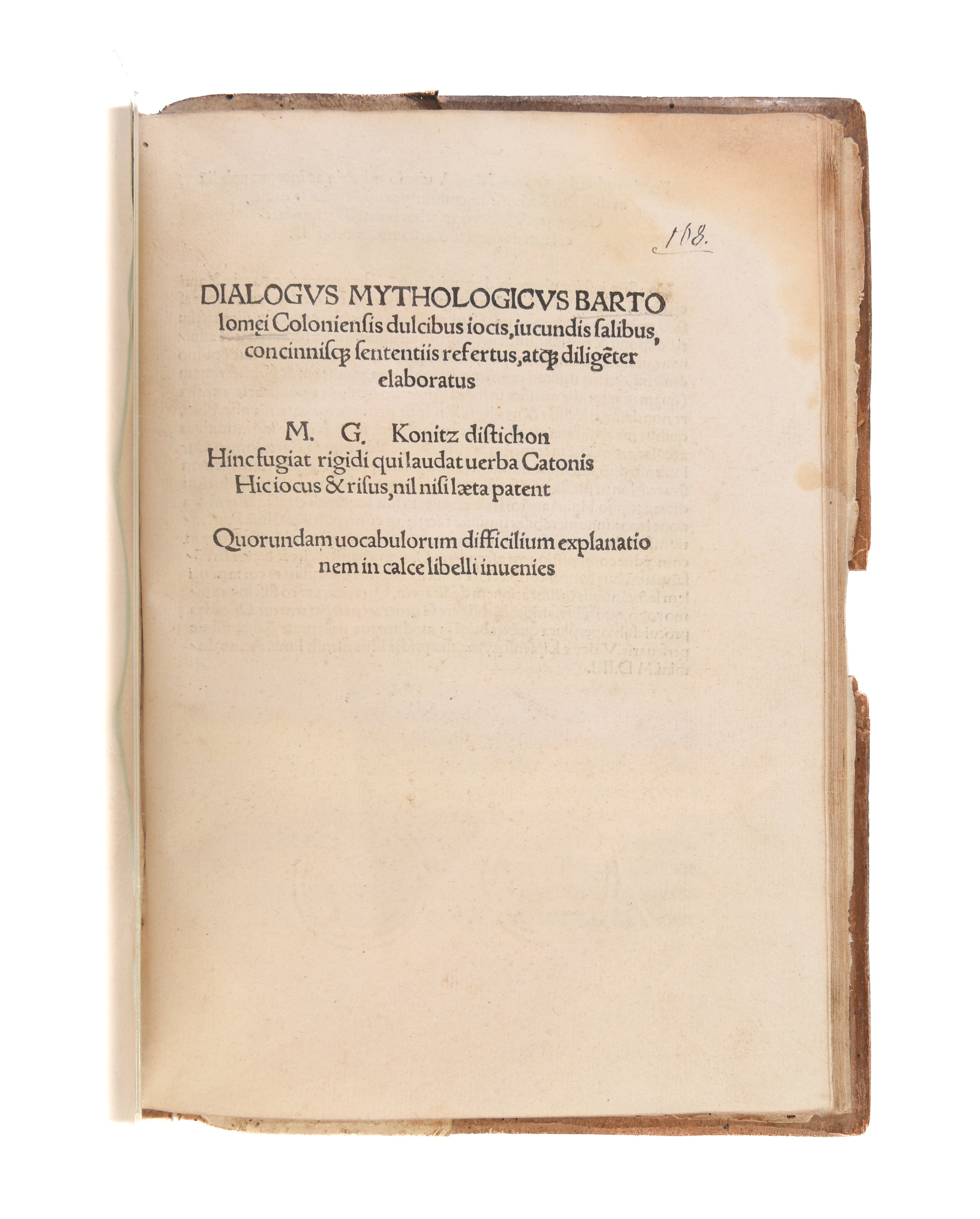 Alexandri Magni regis Macedonum vita.  
Strasbourg: Reinhard Beck, 1513.