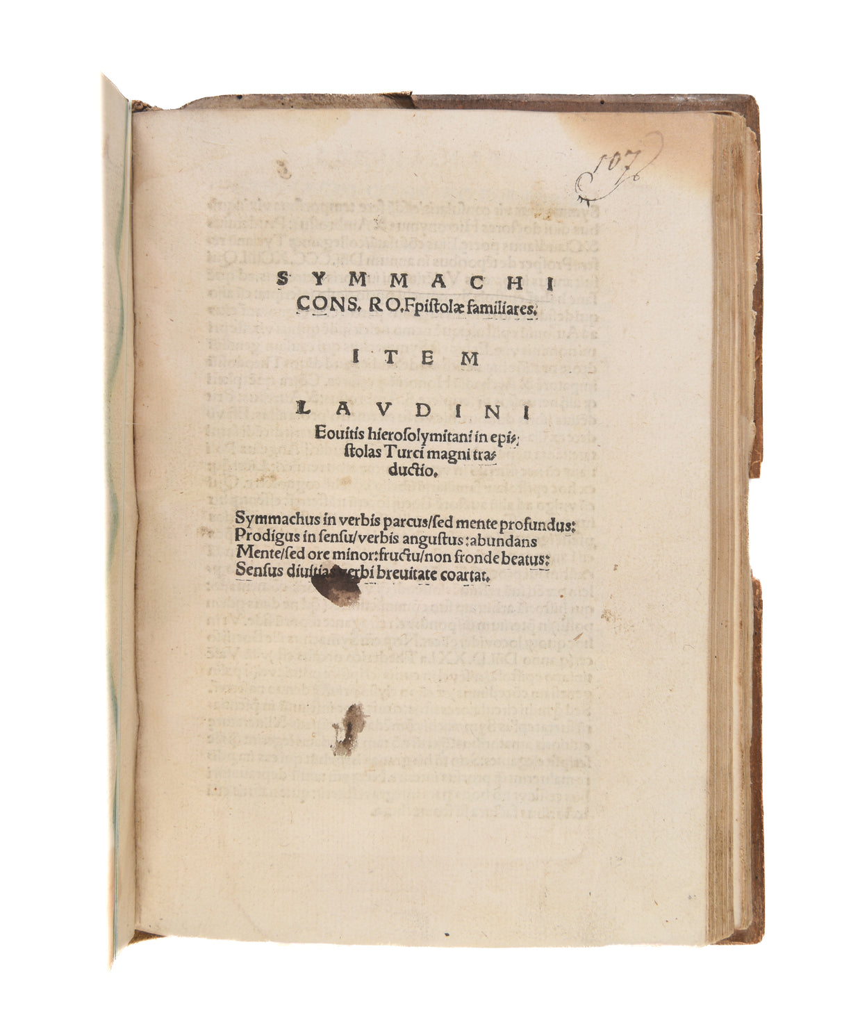 Alexandri Magni regis Macedonum vita.  
Strasbourg: Reinhard Beck, 1513.