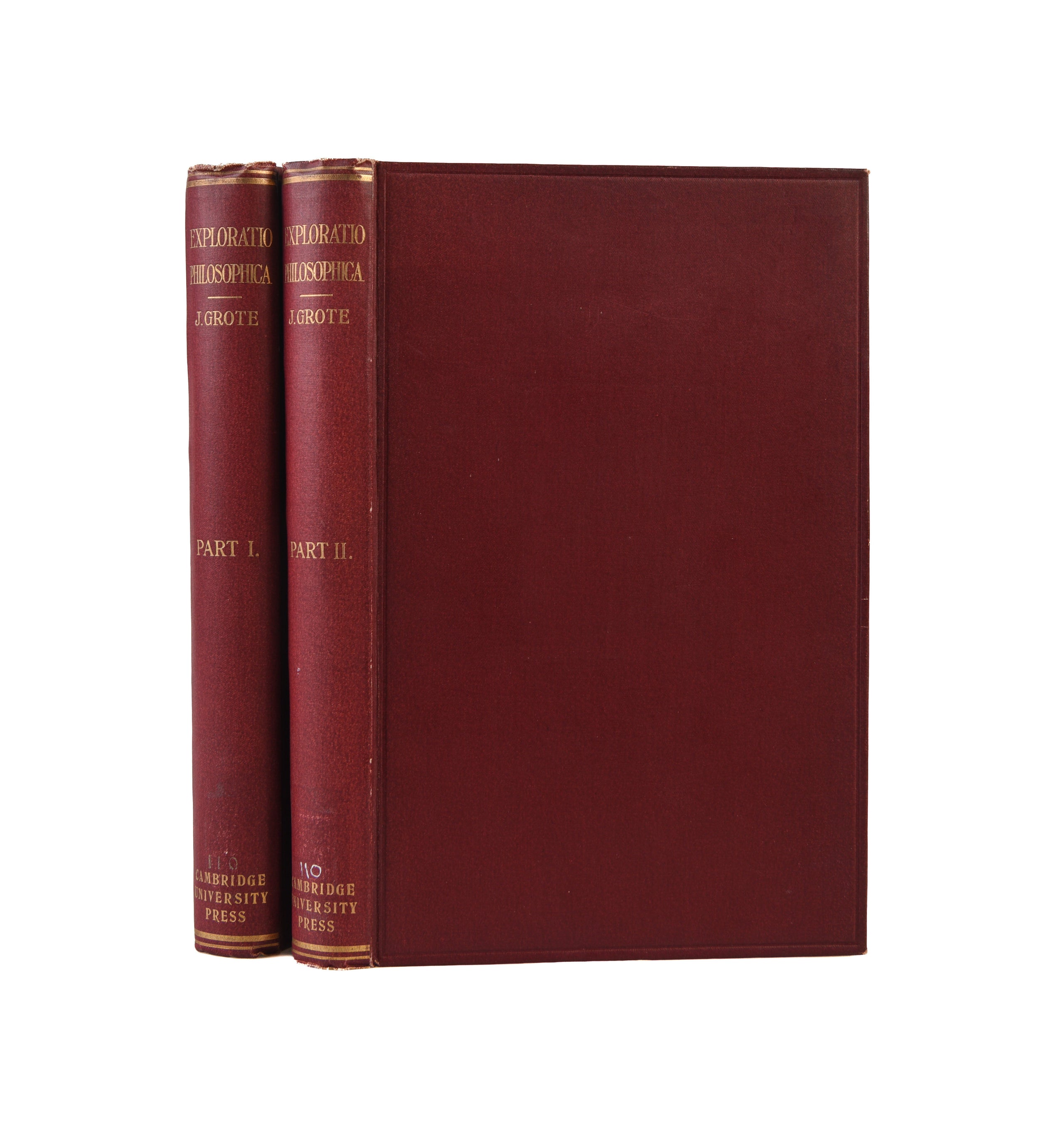 Exploratio Philosophica. Part I and II. Edited for the Syndics of the press by Joseph Bickersteth Mayor.