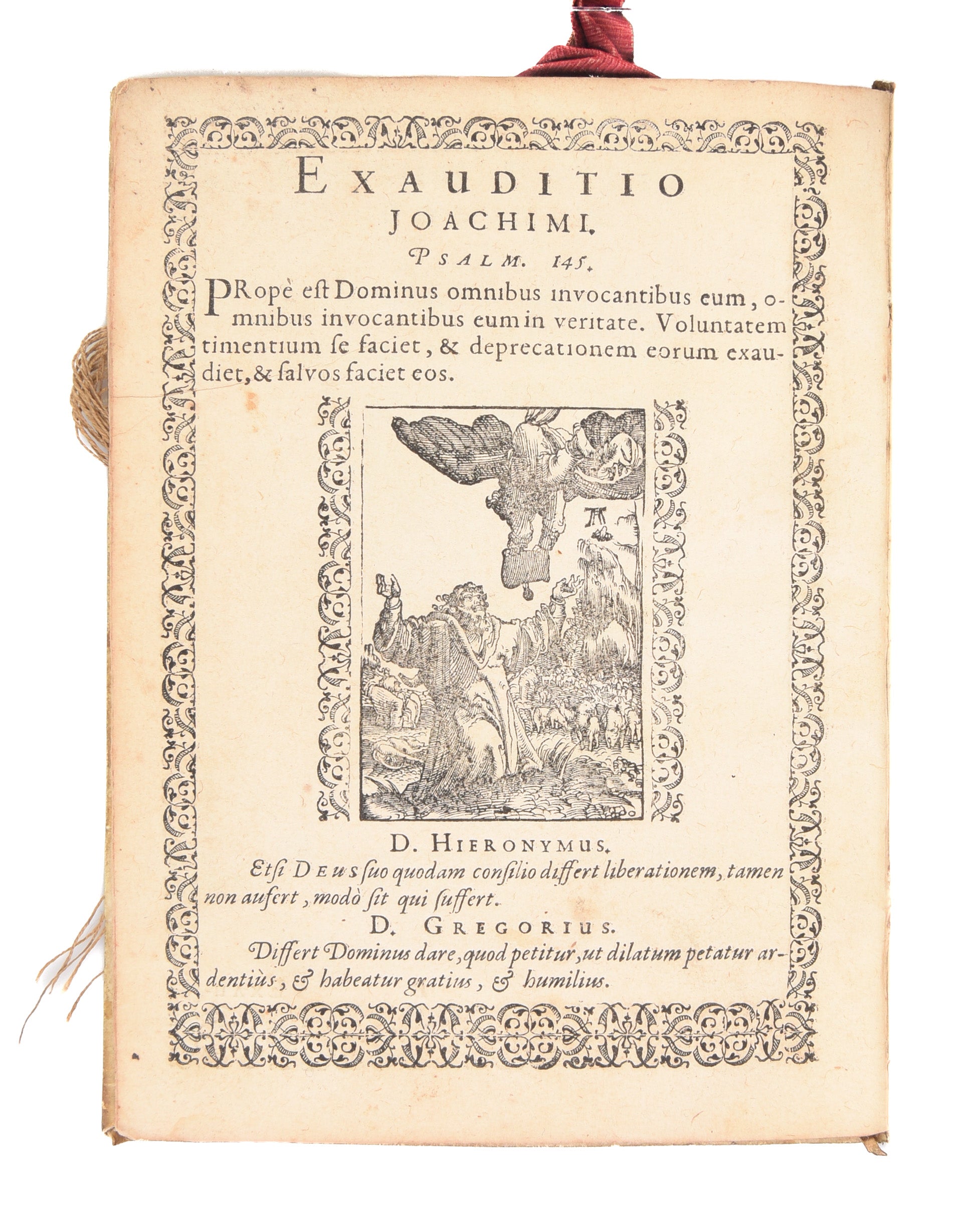 Alberti Durer Noriberg. German. Icones sacrae. In historiam salutis humanae per redemptorem nostrum Iesum Christum Dei & Marium filium instauratae... nunc primum è tenebris in lucem editae...
 
 
[Hamburg, G.L. Frobenius], 1604