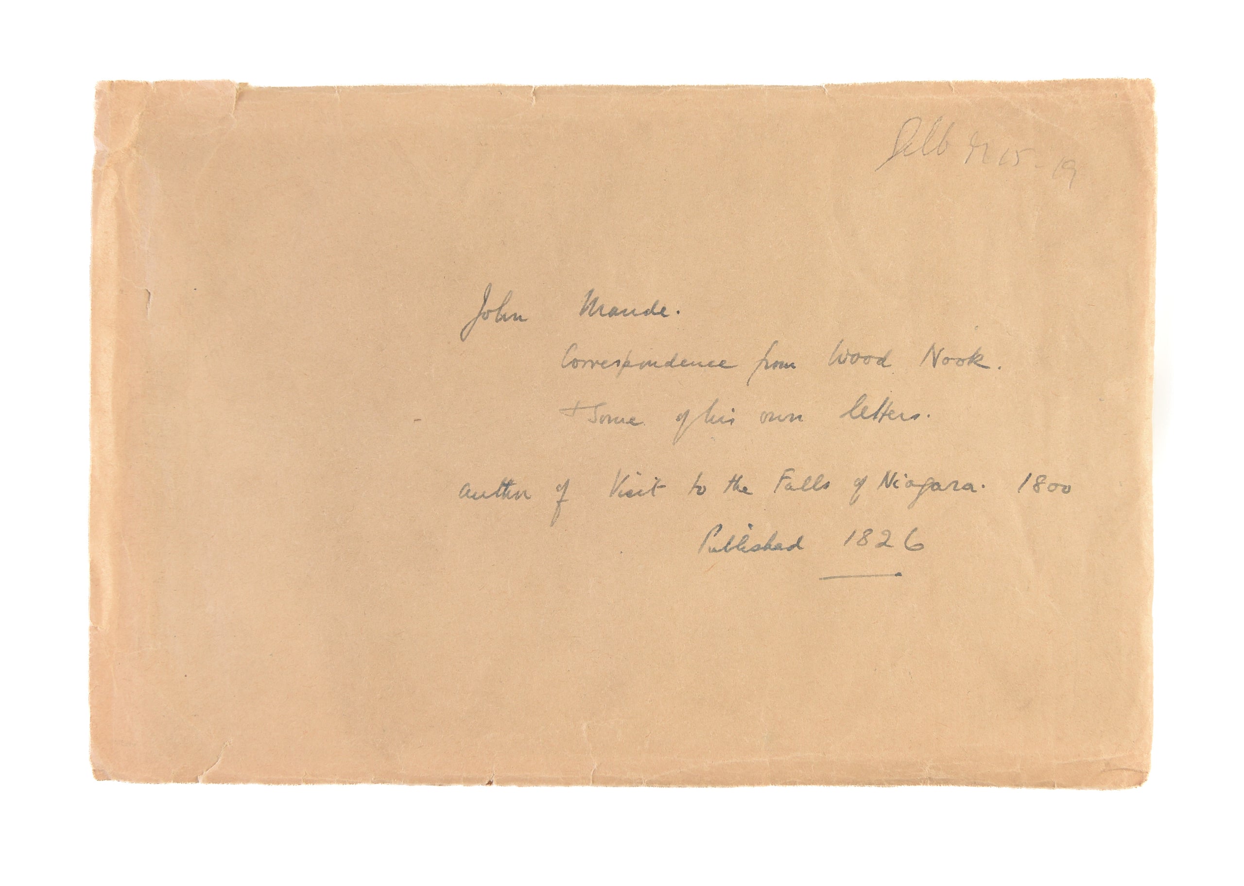 Correspondence from Wood Nook