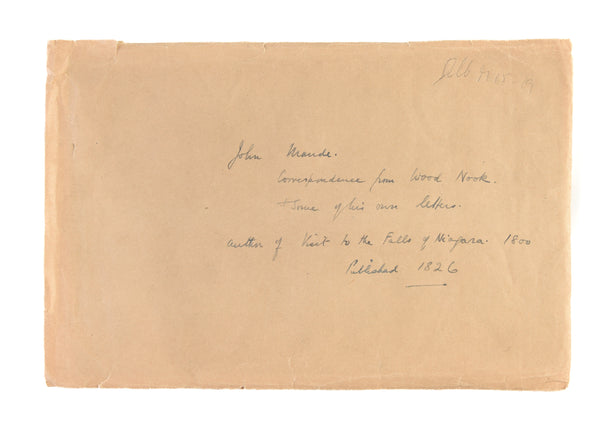 Correspondence from Wood Nook