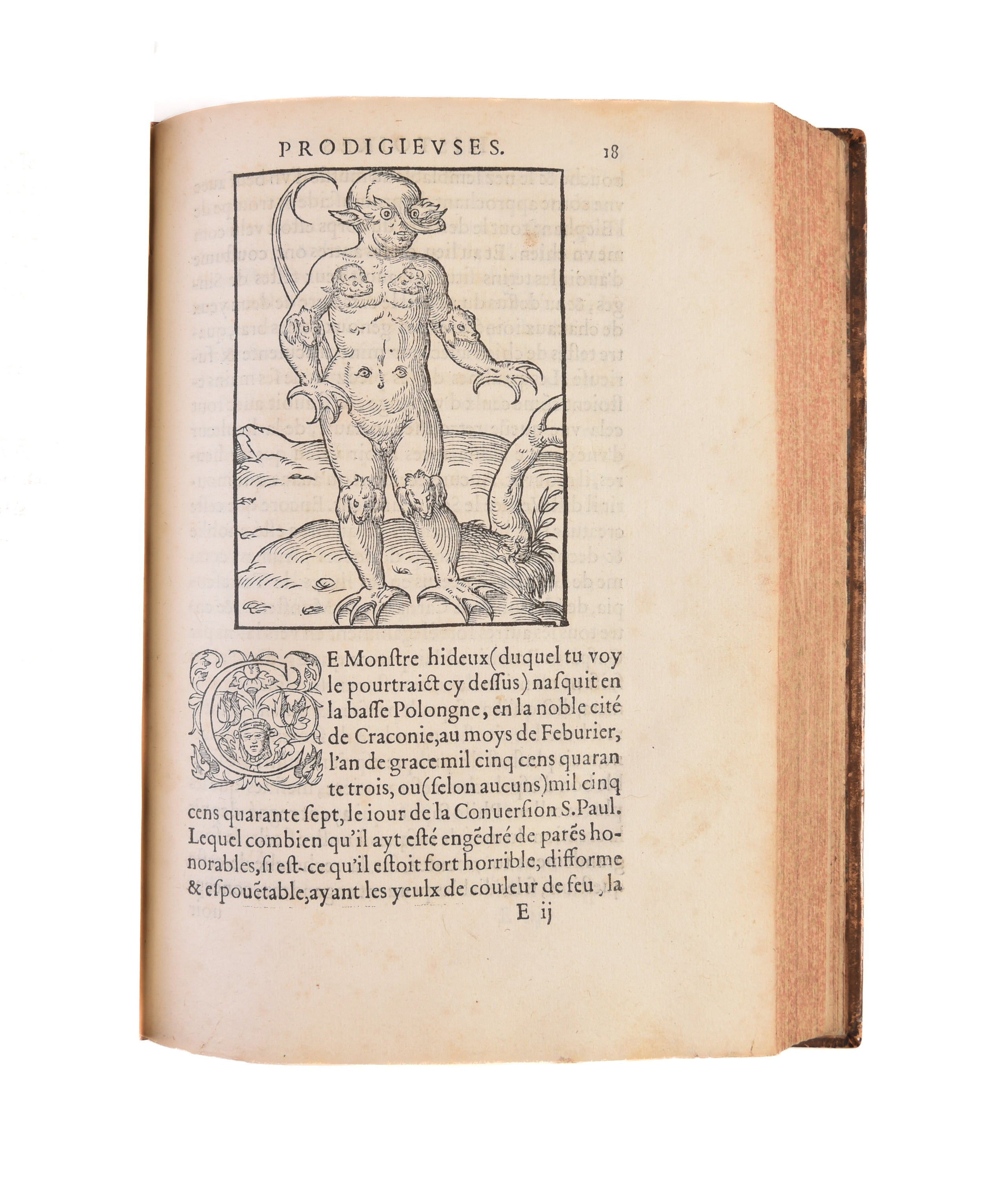 Histoires prodigieuses... extraictes de plusieurs fameux autheurs, Grecs & Latins, sacrez & prophanes: mises en nostre langue par P. Boaistuau, surnomé Launay, natif de Bretagne: avec les pourtraicts & figures.
Paris,