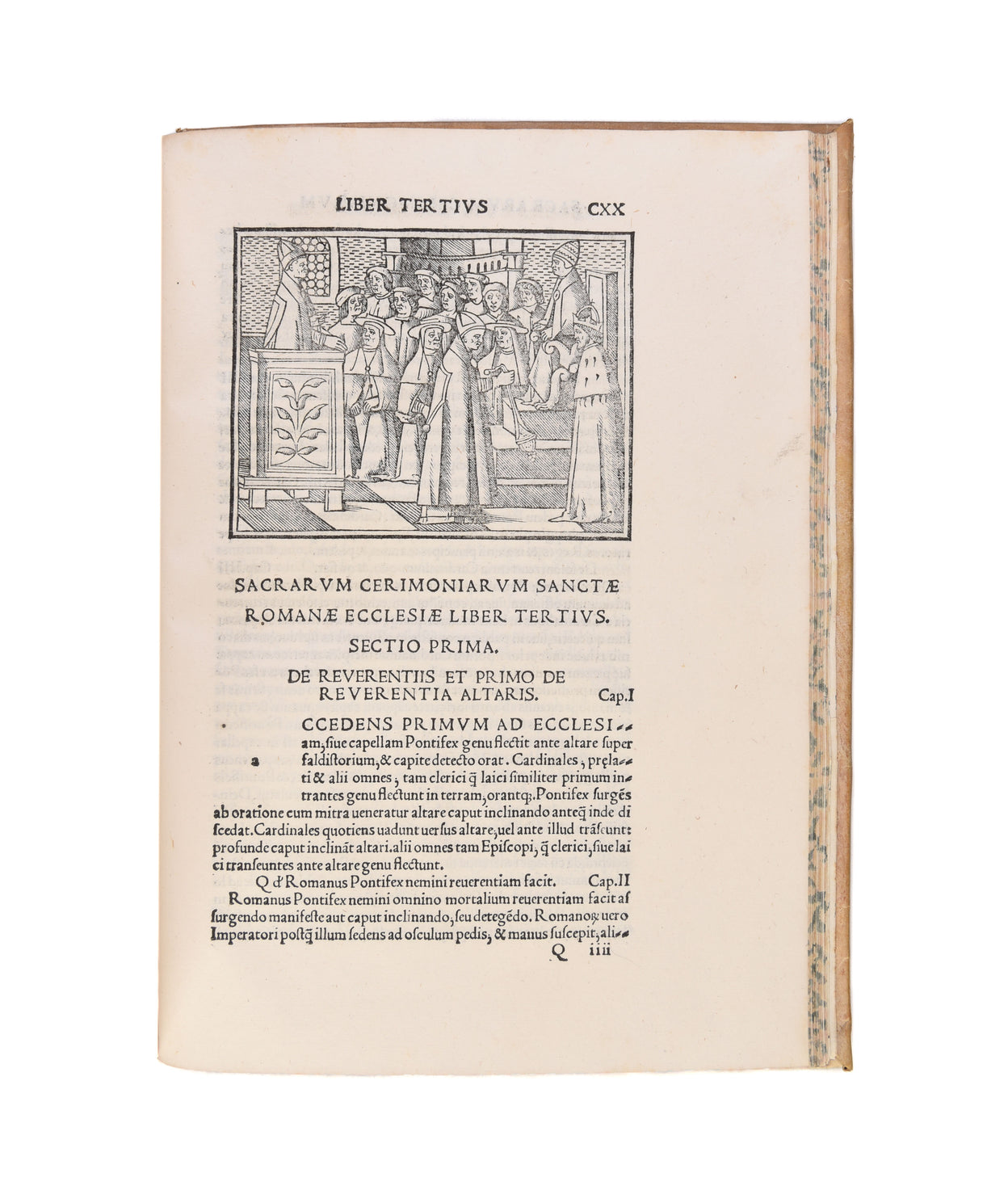 Sacrarum cerimoniarum Romanae Ecclesiae libri tres non ante impressi.
(Venice: Gregorio de' Gregorii, 21 September 1516)