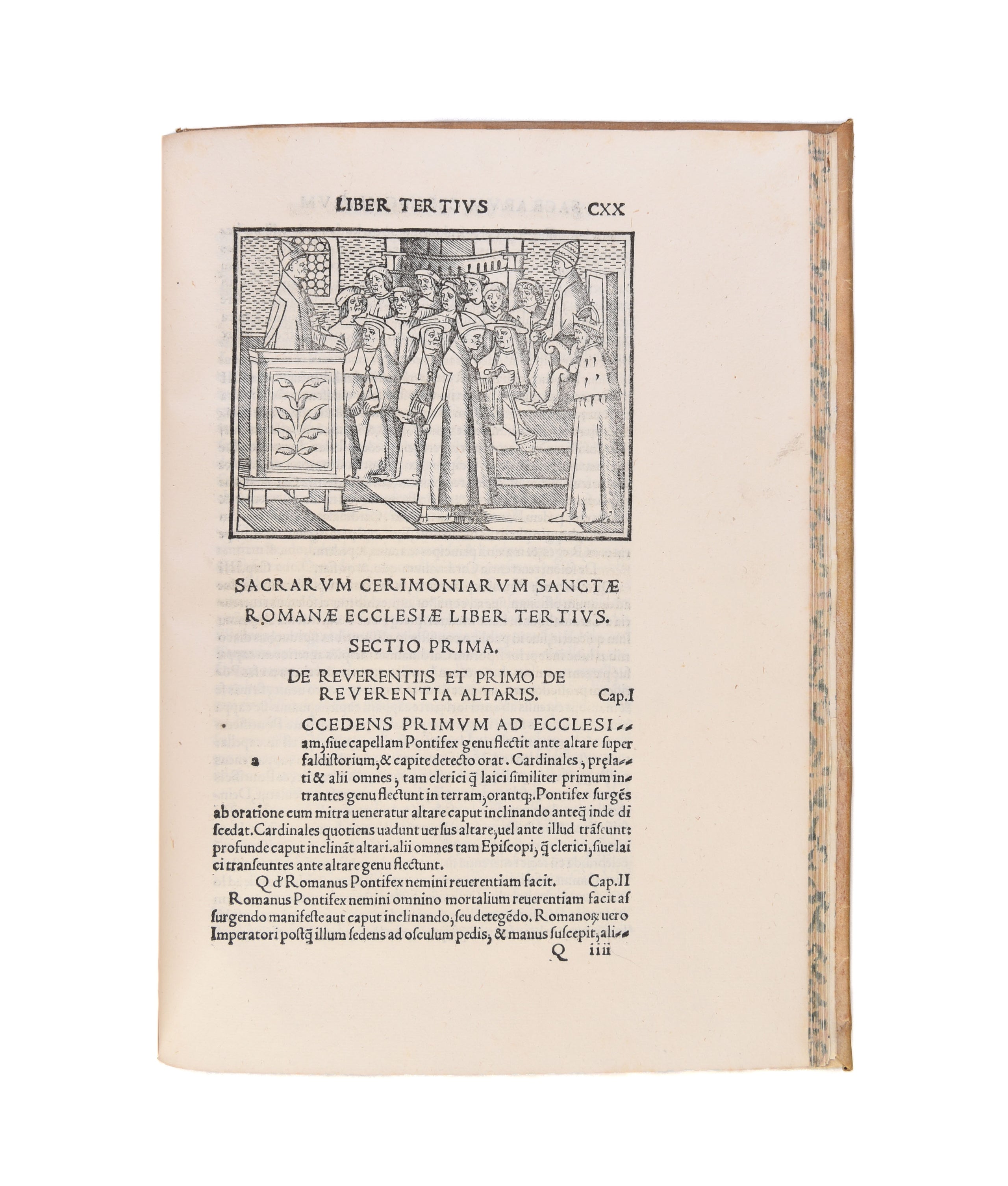 Sacrarum cerimoniarum Romanae Ecclesiae libri tres non ante impressi.
(Venice: Gregorio de' Gregorii, 21 September 1516)