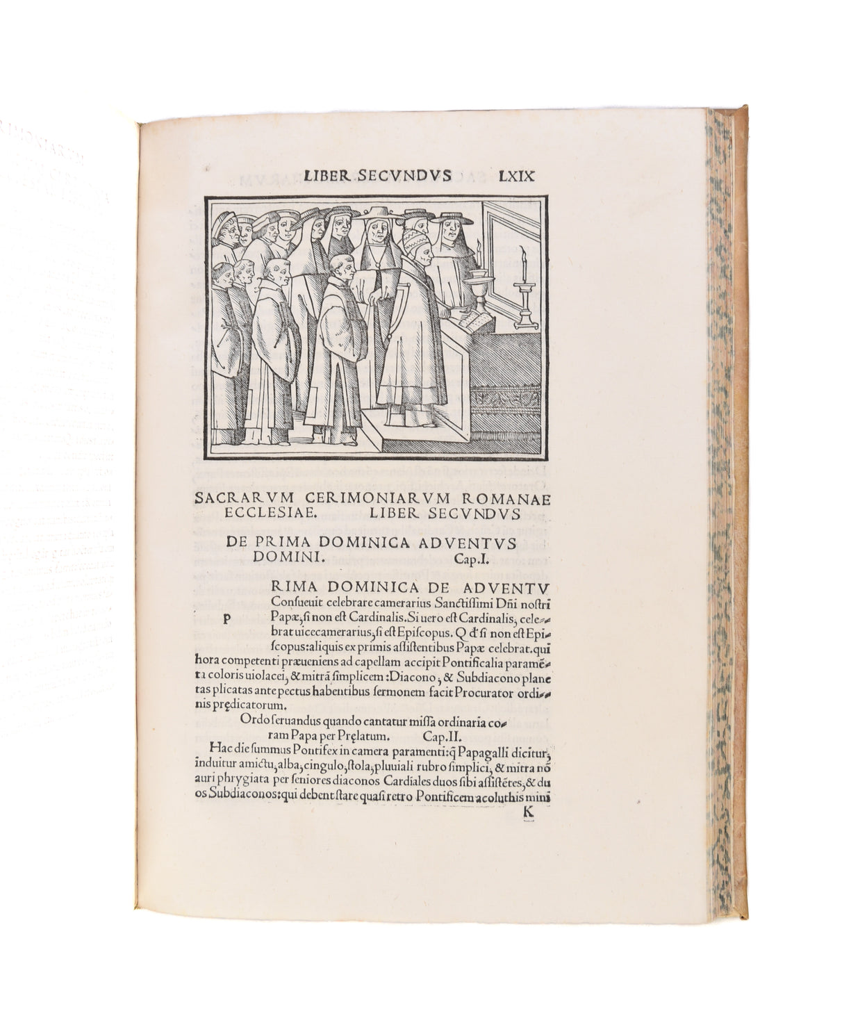 Sacrarum cerimoniarum Romanae Ecclesiae libri tres non ante impressi.
(Venice: Gregorio de' Gregorii, 21 September 1516)