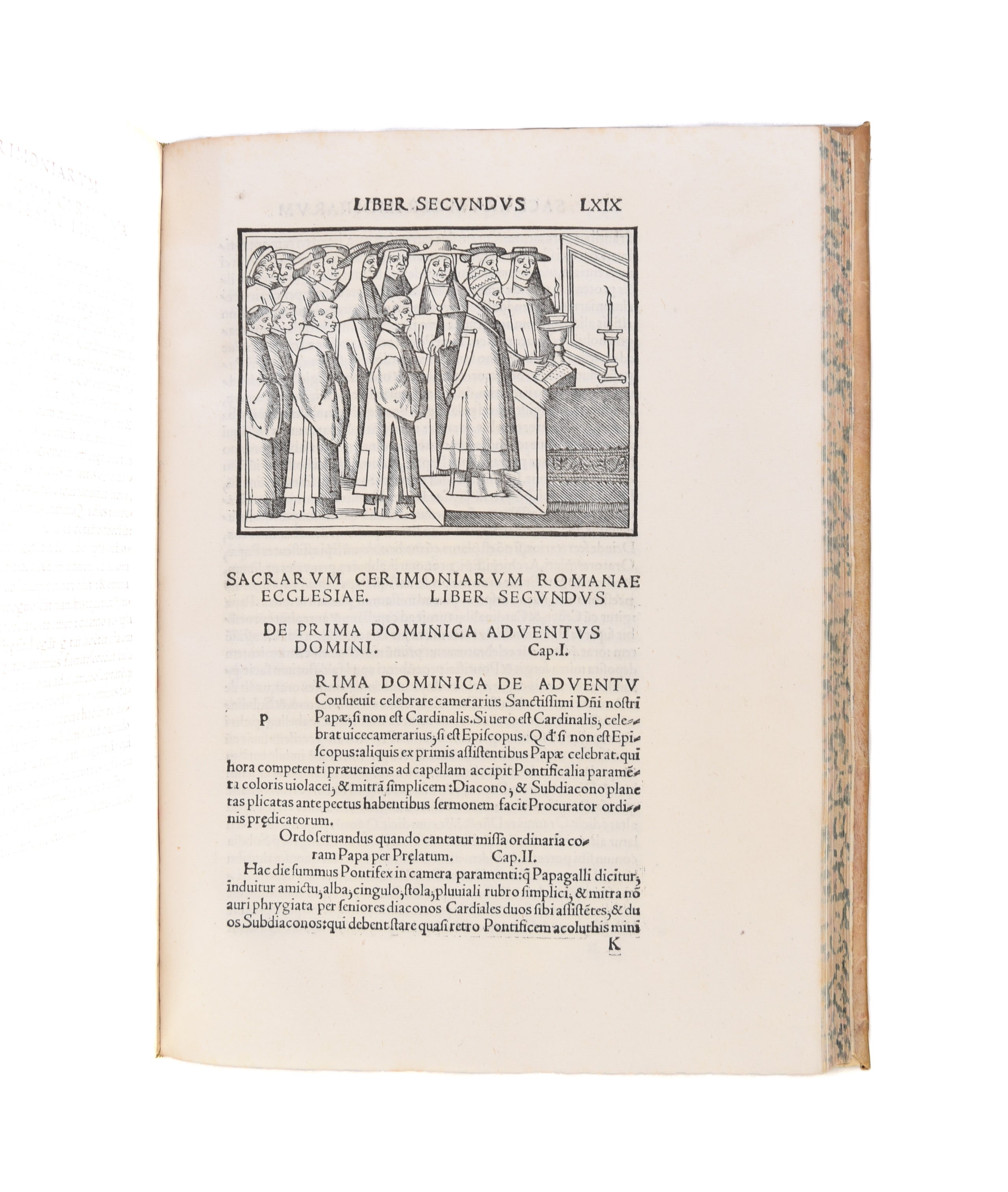 Sacrarum cerimoniarum Romanae Ecclesiae libri tres non ante impressi.
(Venice: Gregorio de' Gregorii, 21 September 1516)