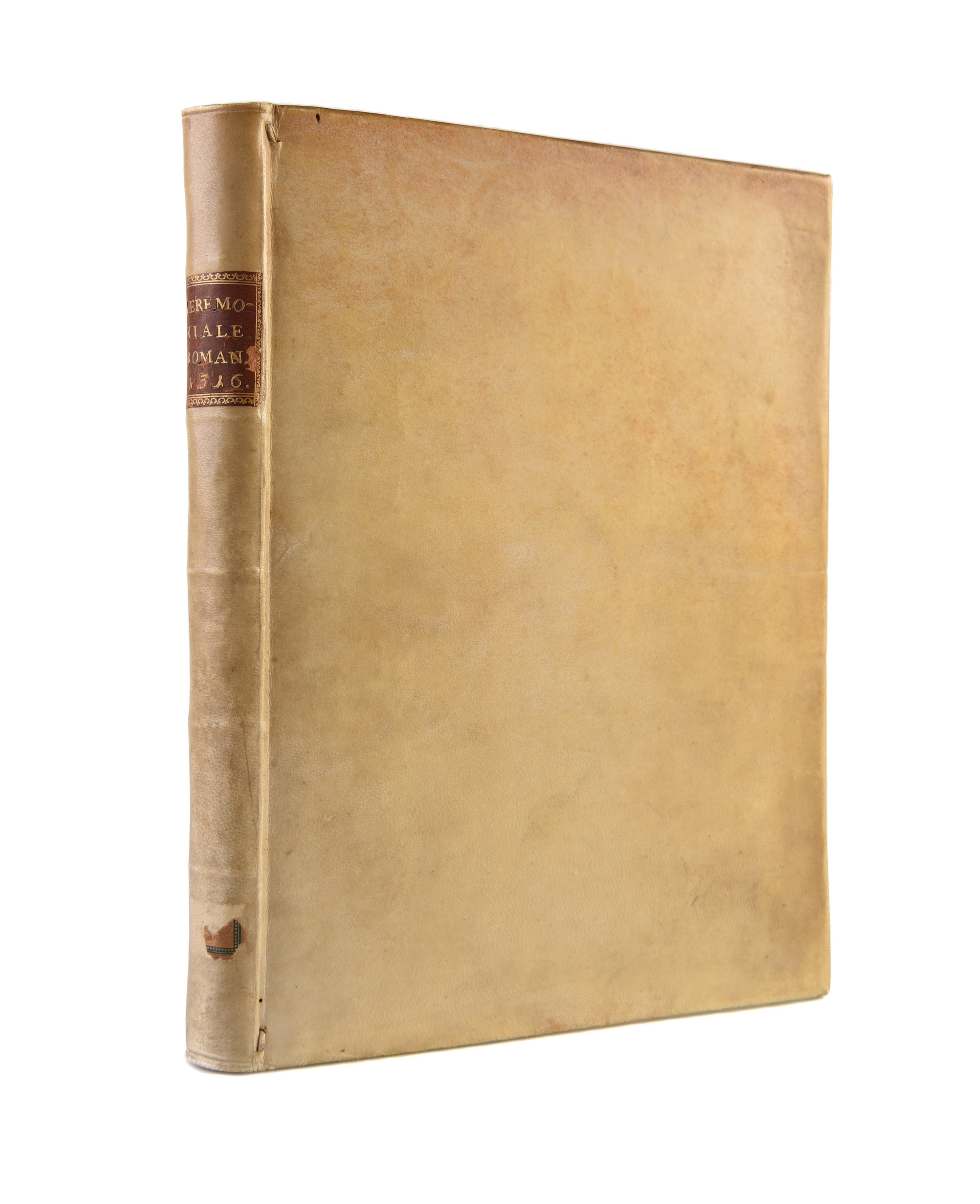 Sacrarum cerimoniarum Romanae Ecclesiae libri tres non ante impressi.
(Venice: Gregorio de' Gregorii, 21 September 1516)
