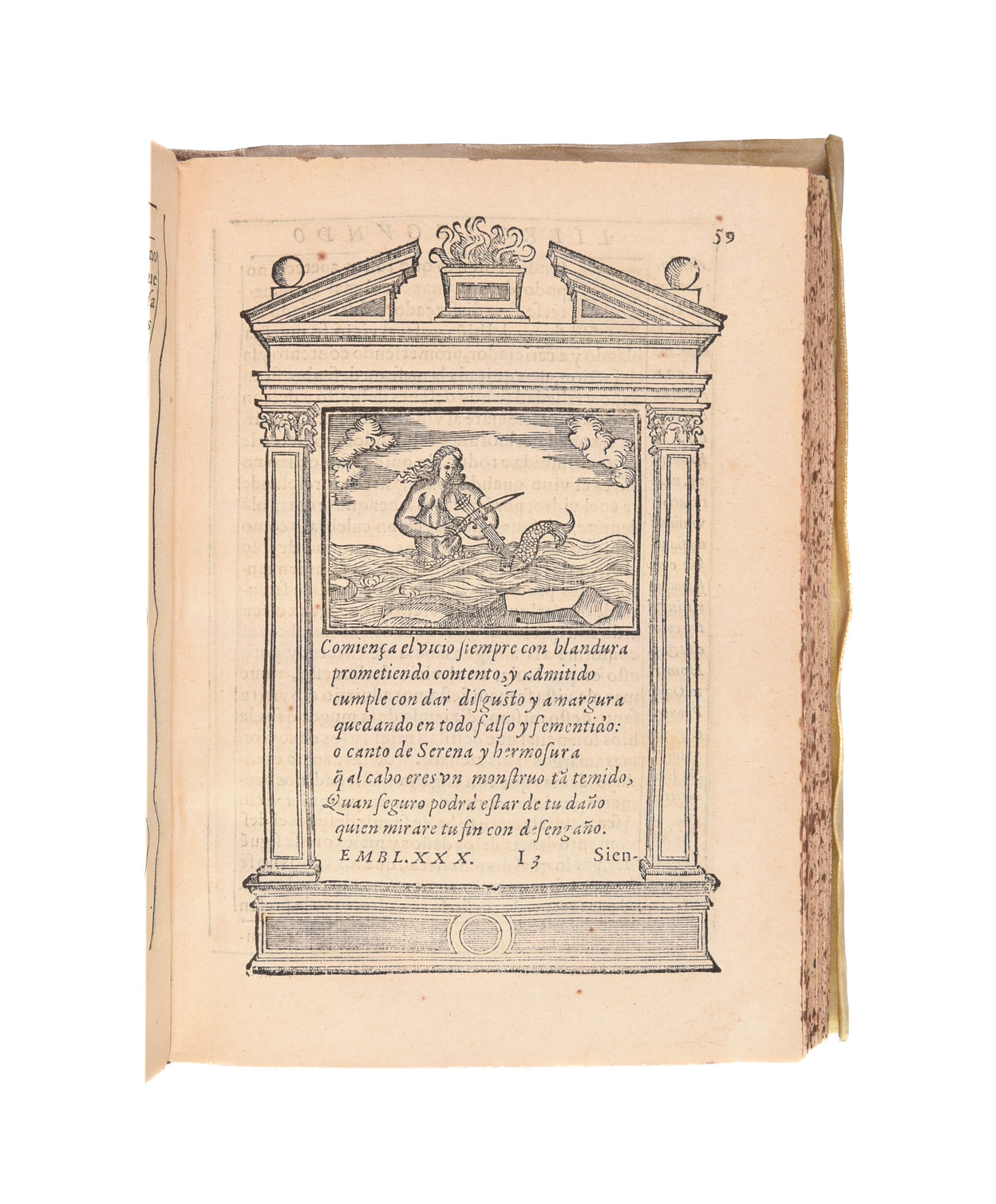 Emblemas Morales.
Segovia, Juan de la Cuesta,