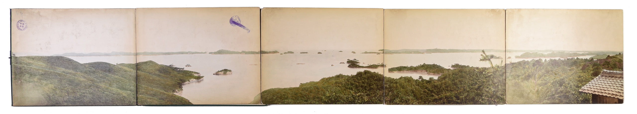 Panorama of Matsushima.