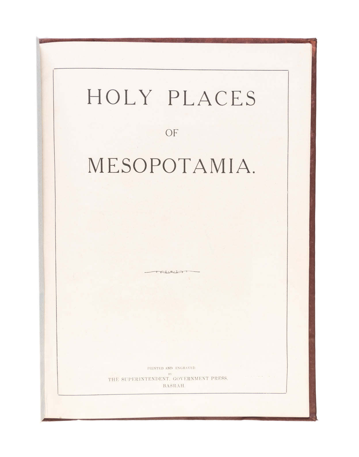 Holy Places of Mesopotamia.