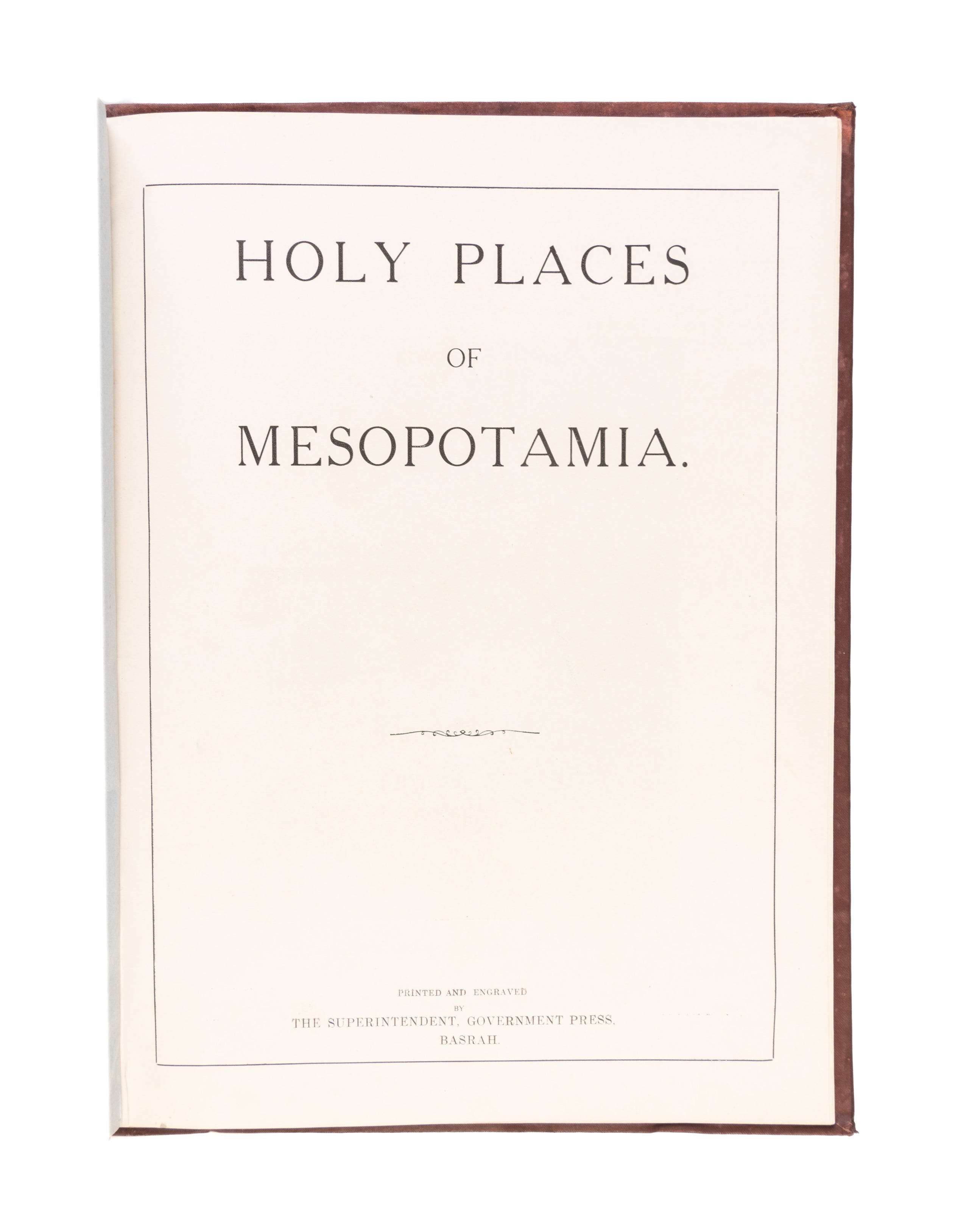 Holy Places of Mesopotamia.