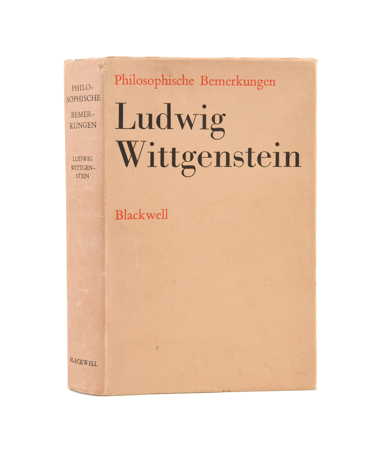 Philosophische Bemerkungen. Aus dem Nachlaß herausgegeben von Rush Rhees.