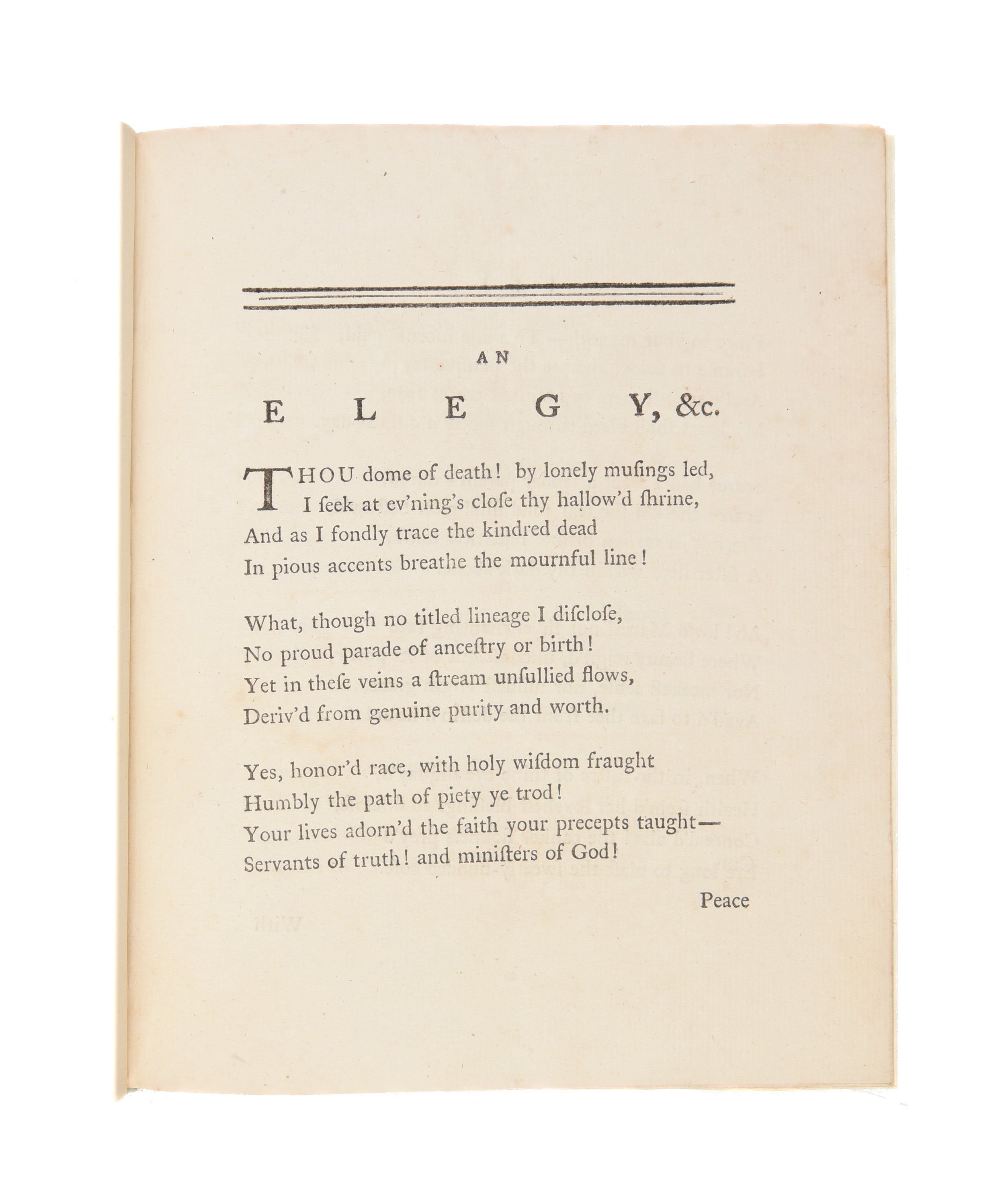 An Elegy on a Family-Tomb.