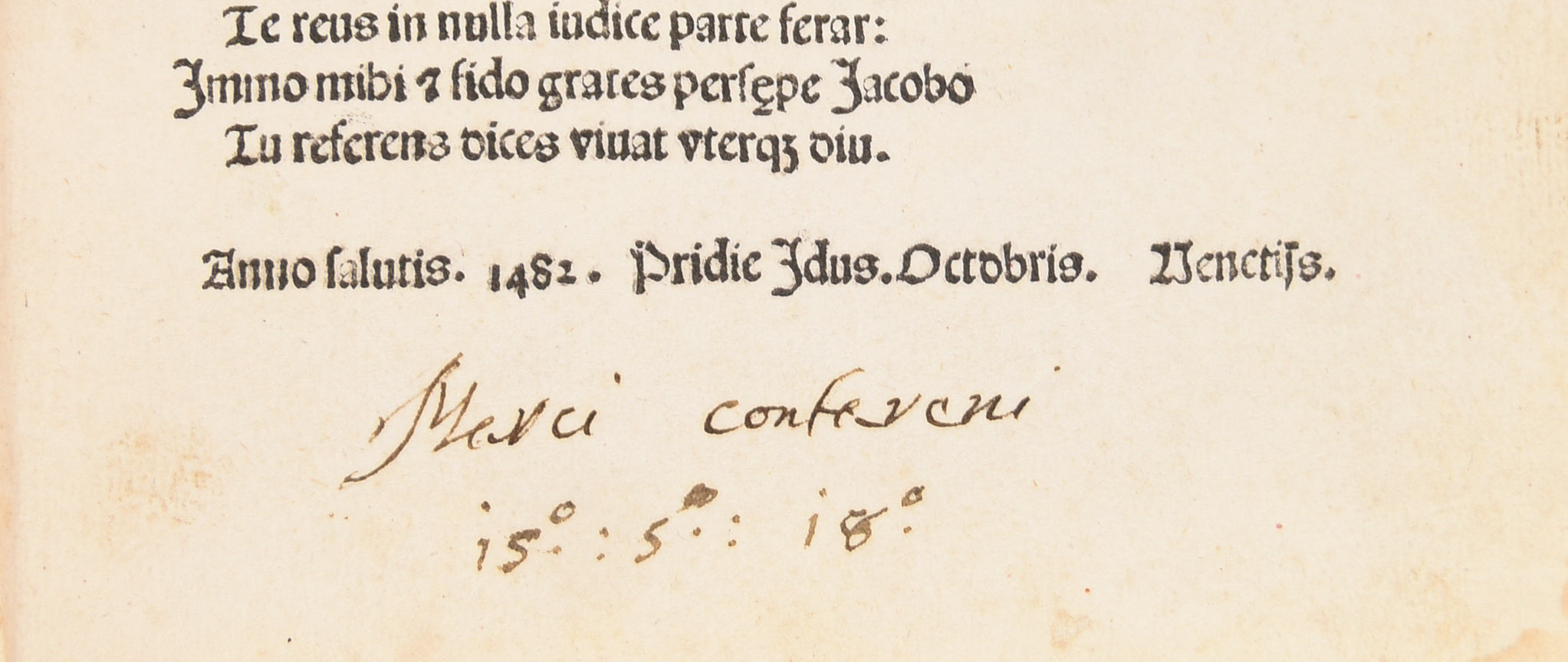 Poetica astronomica. (Edited by Jacobus Sentinus and Johannes Lucilius Santritter).
Venice, Erhard Ratdolt, 14 October 1482.