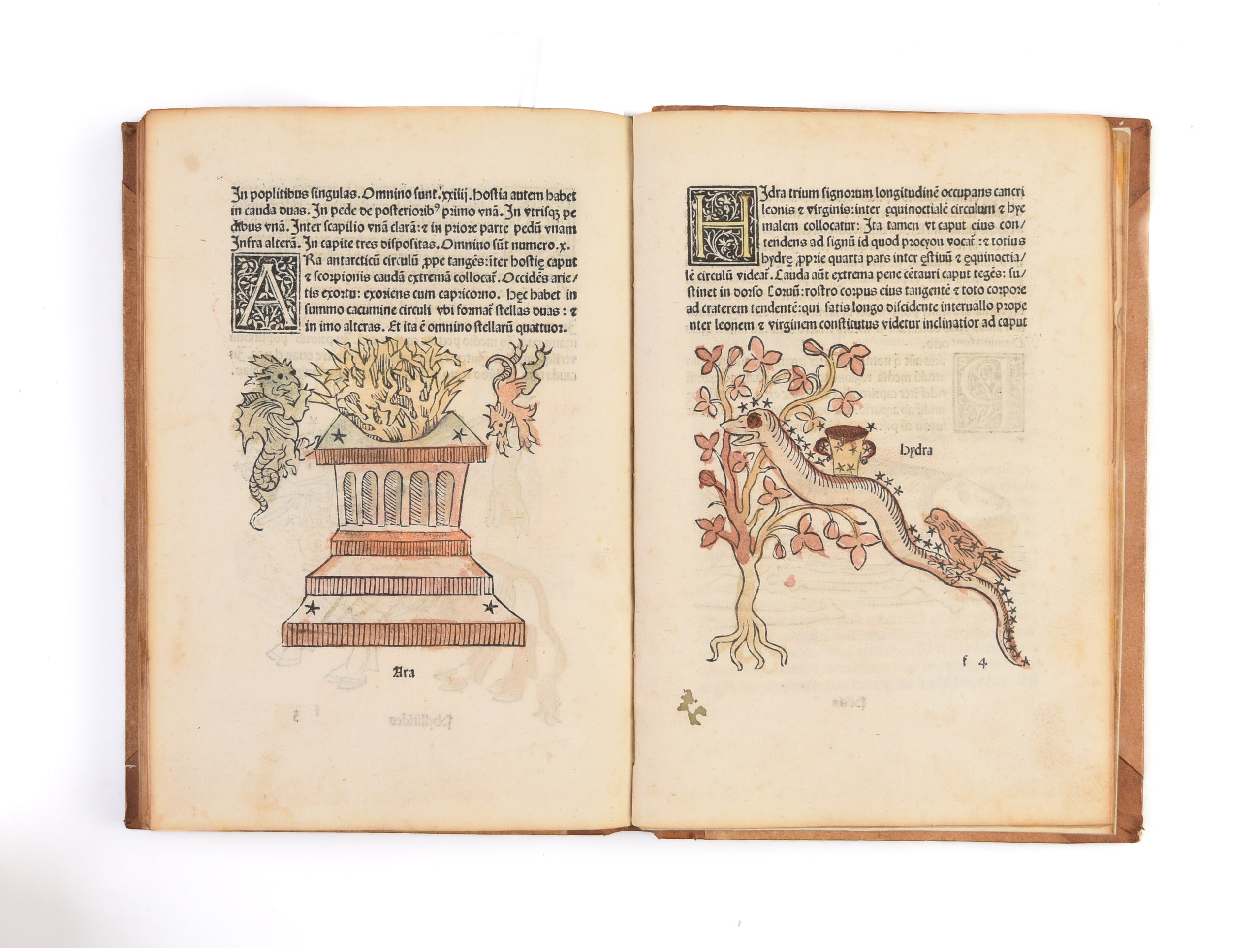 Poetica astronomica. (Edited by Jacobus Sentinus and Johannes Lucilius Santritter).
Venice, Erhard Ratdolt, 14 October 1482.