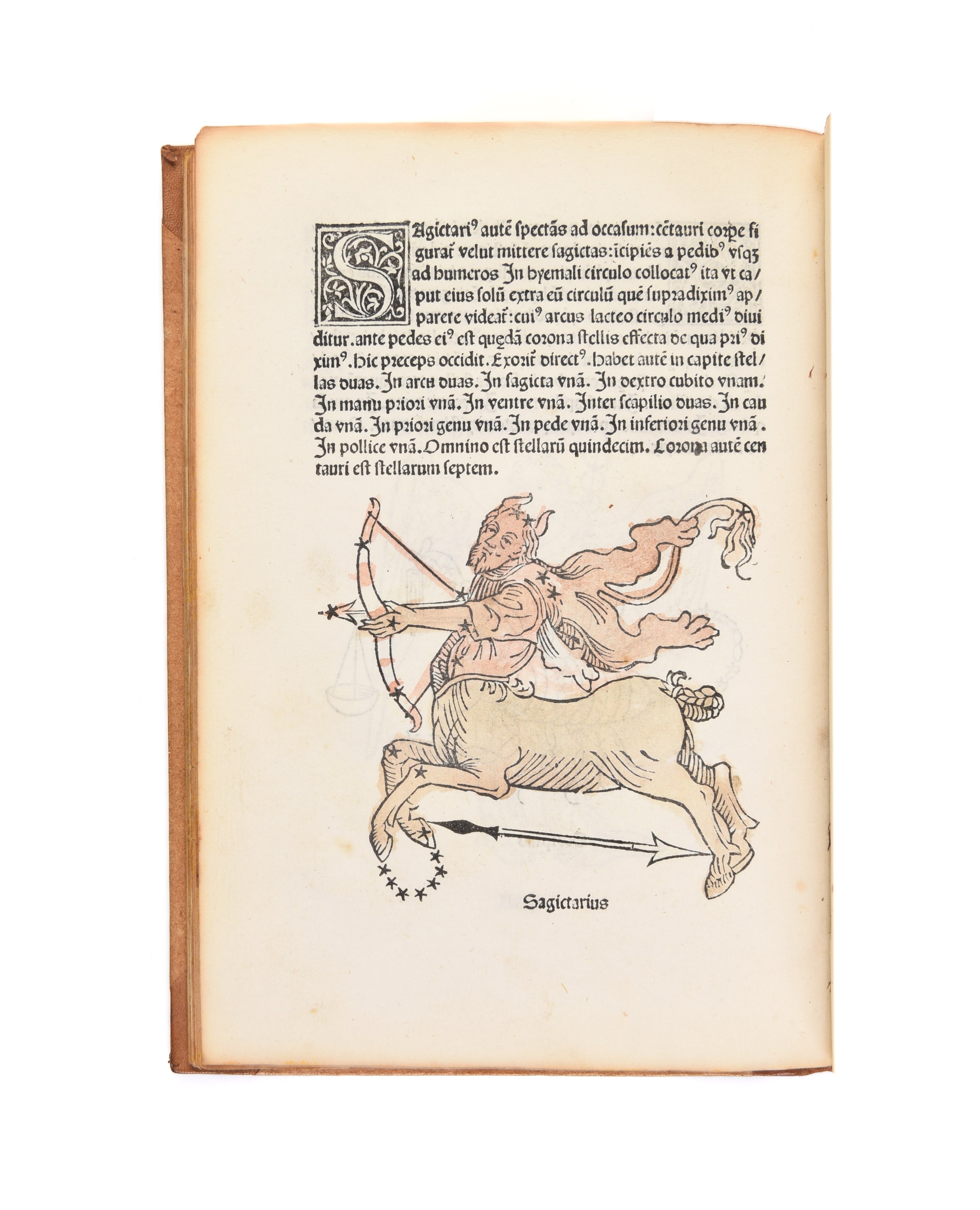 Poetica astronomica. (Edited by Jacobus Sentinus and Johannes Lucilius Santritter).
Venice, Erhard Ratdolt, 14 October 1482.