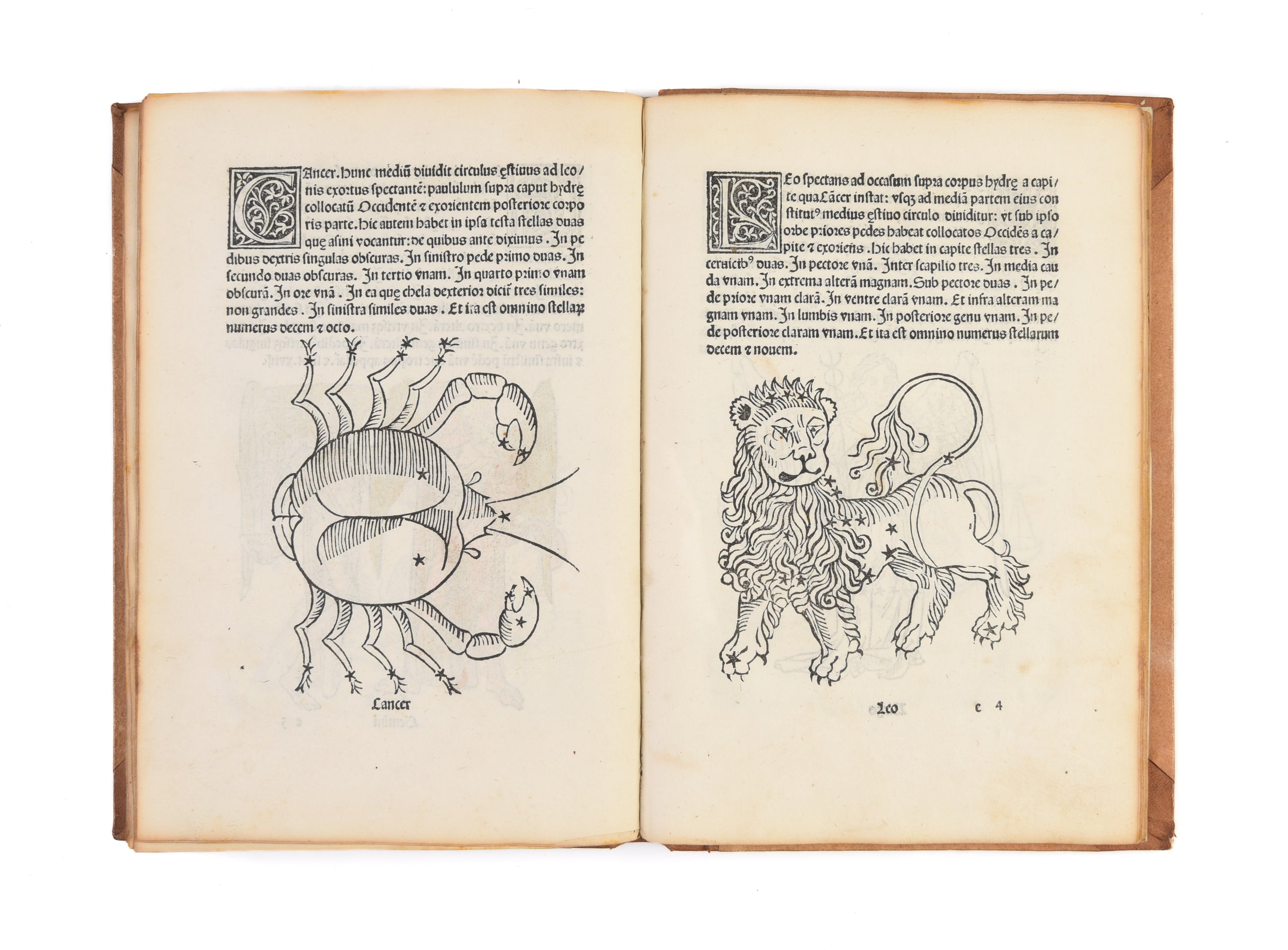 Poetica astronomica. (Edited by Jacobus Sentinus and Johannes Lucilius Santritter).
Venice, Erhard Ratdolt, 14 October 1482.