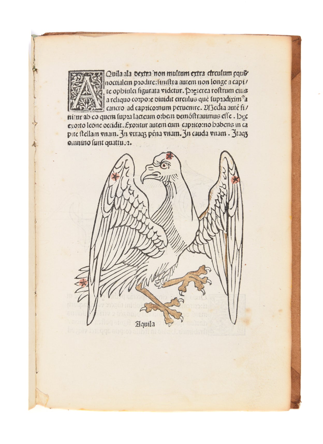 Poetica astronomica. (Edited by Jacobus Sentinus and Johannes Lucilius Santritter).
Venice, Erhard Ratdolt, 14 October 1482.