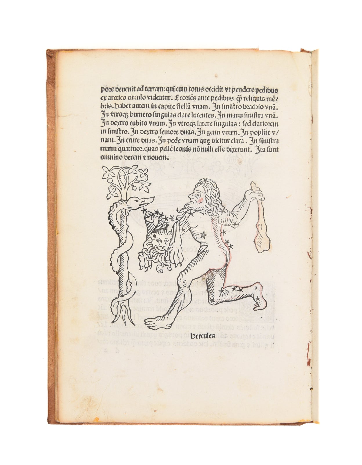 Poetica astronomica. (Edited by Jacobus Sentinus and Johannes Lucilius Santritter).
Venice, Erhard Ratdolt, 14 October 1482.