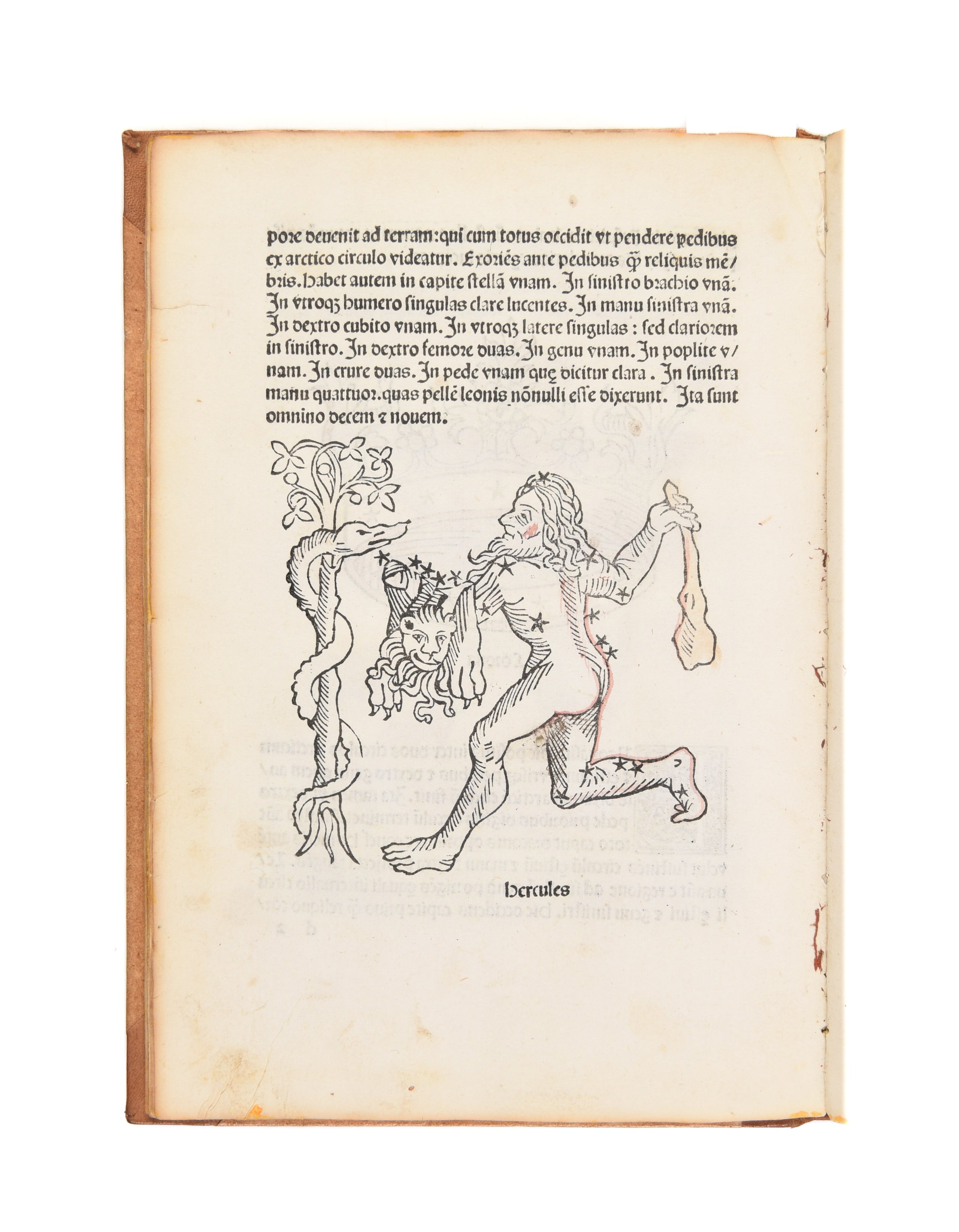 Poetica astronomica. (Edited by Jacobus Sentinus and Johannes Lucilius Santritter).
Venice, Erhard Ratdolt, 14 October 1482.