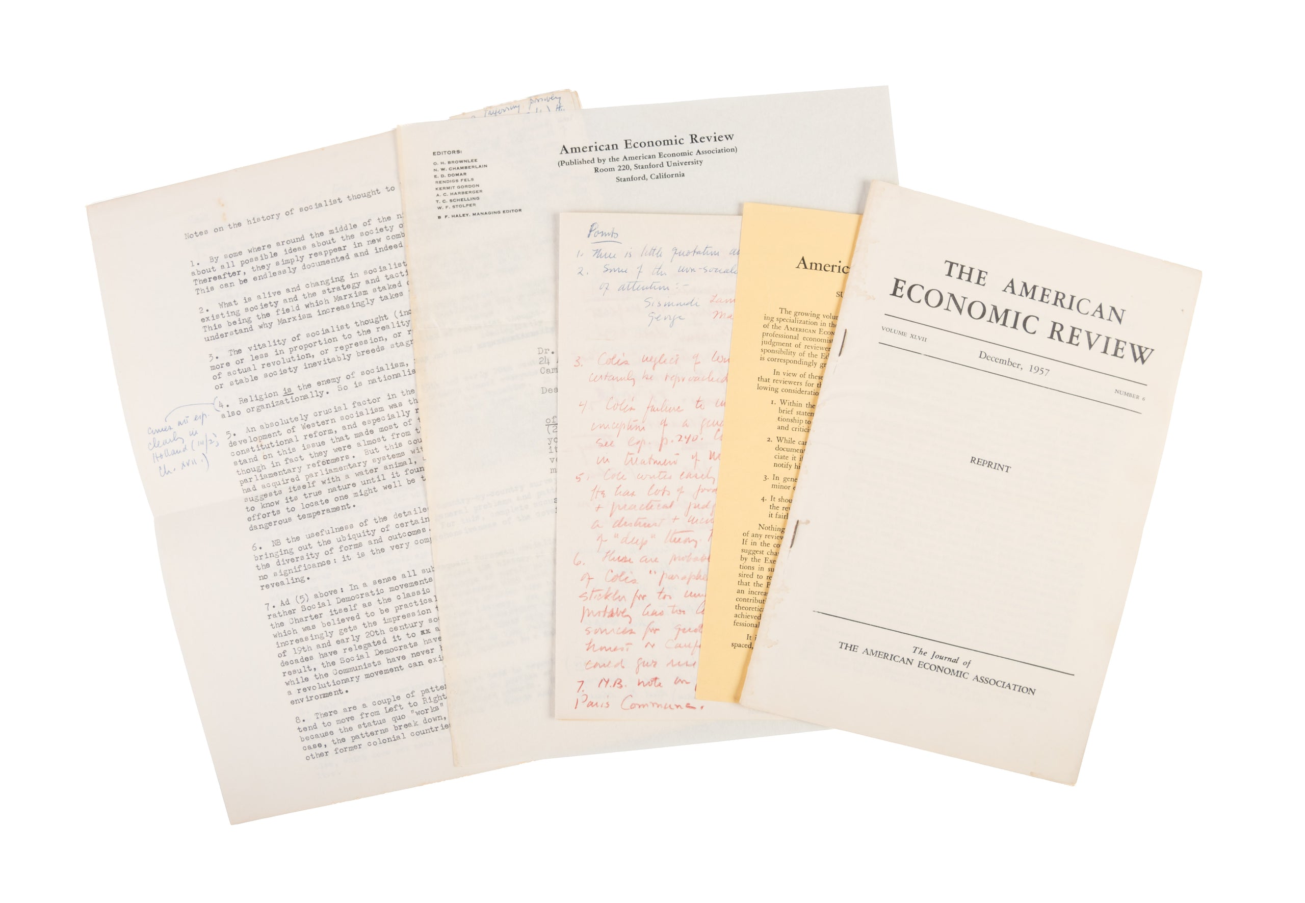 Professor Cole's History of Socialist Thought: A Review Article.