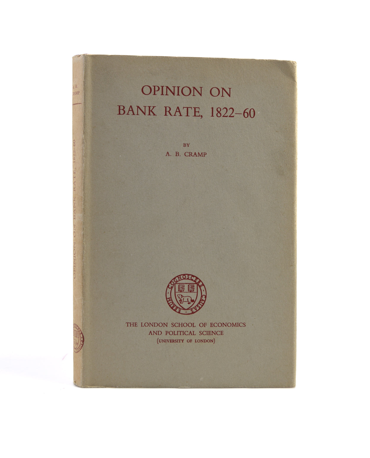 Opinion on Bank Rate, 1822-60.