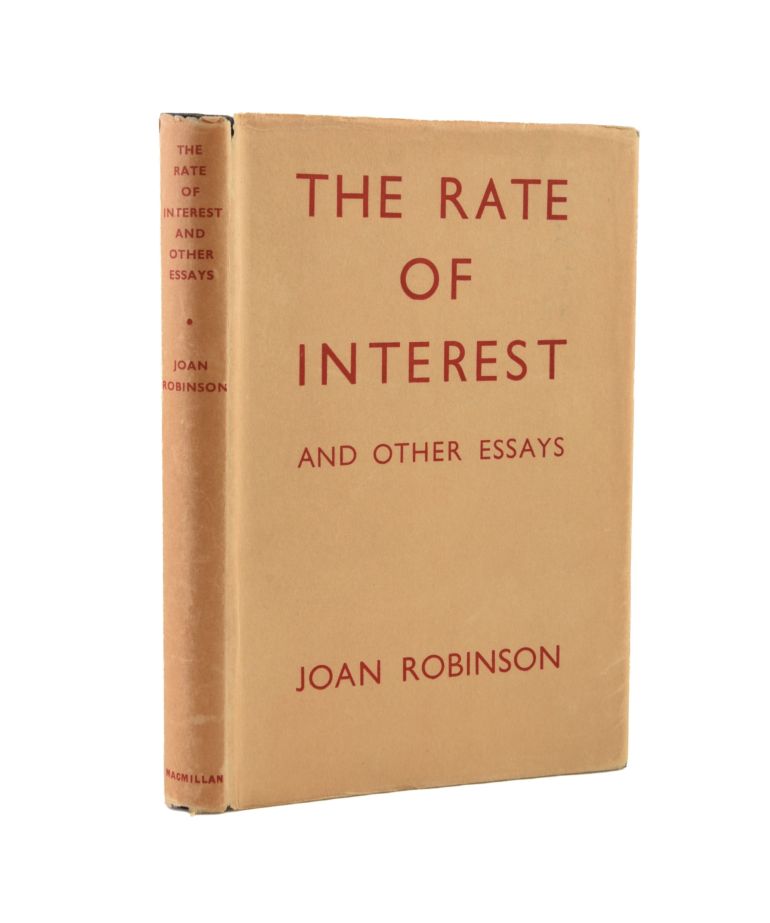 The Rate of Interest and Other Essays.