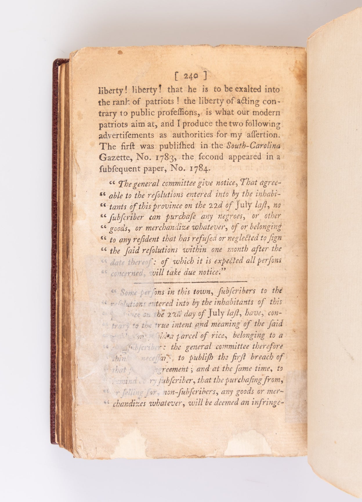 Letters of Freeman, &c.