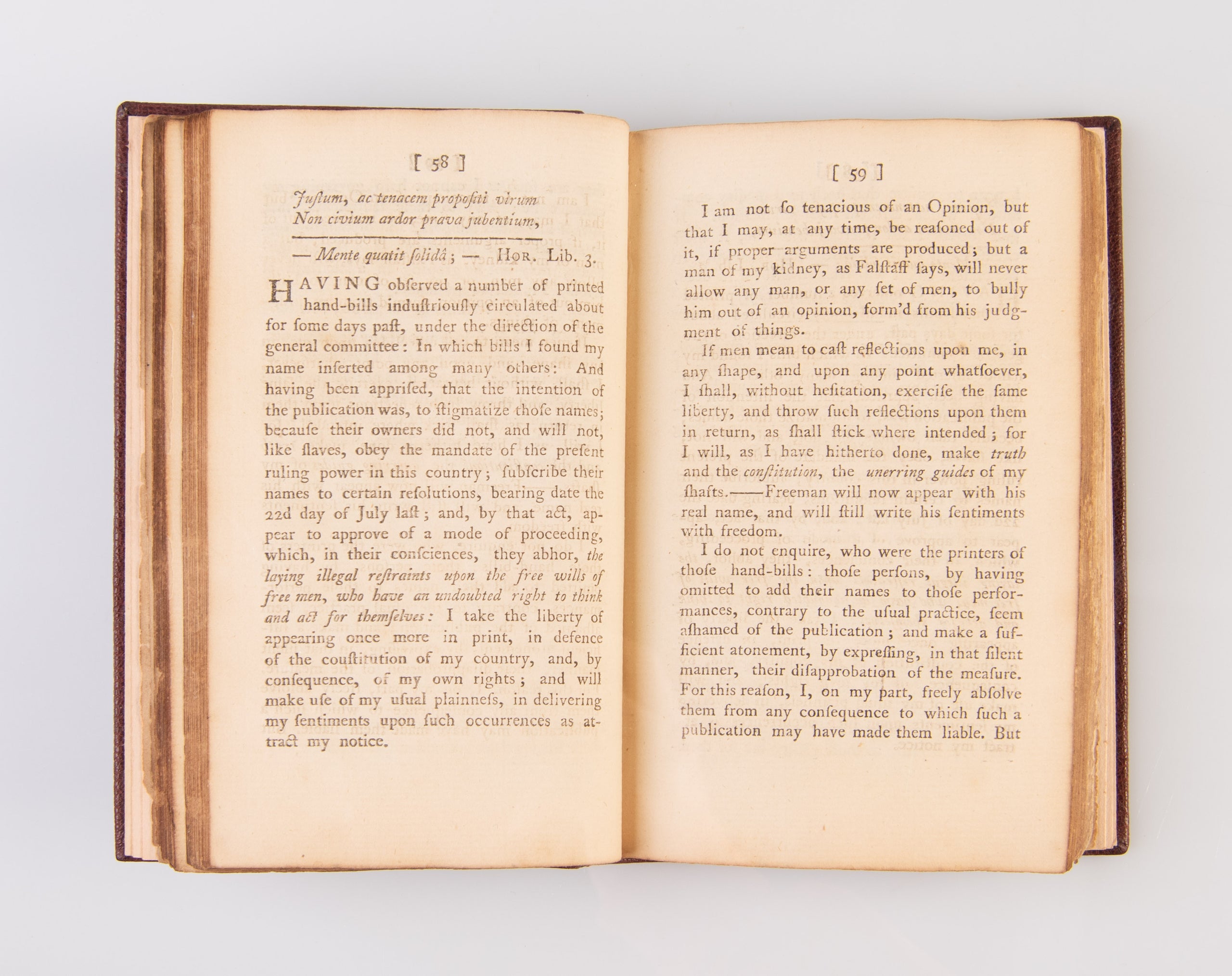Letters of Freeman, &c.