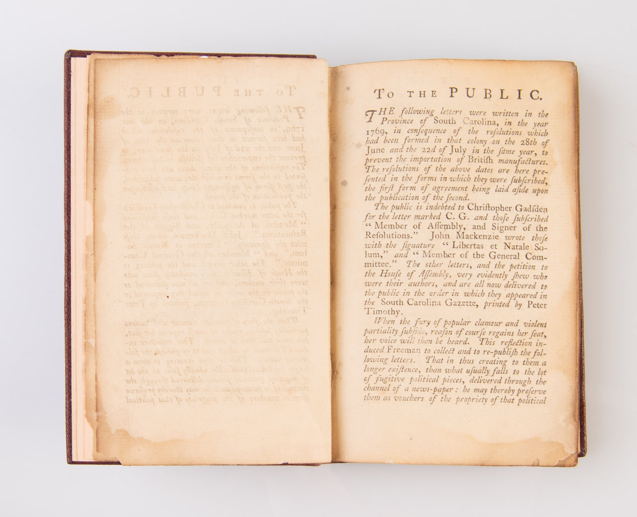 Letters of Freeman, &c.