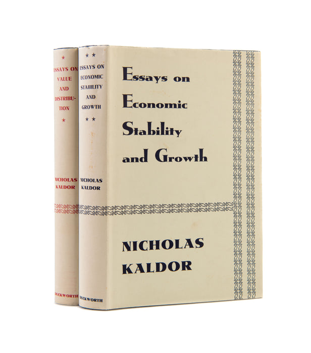 Essays on Value and Distribution. [with:] Essays on Economic Stability and Growth.