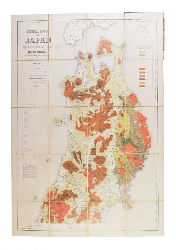 Geological Survey of Japan. Reconnaissance map. Geology. Division 1.