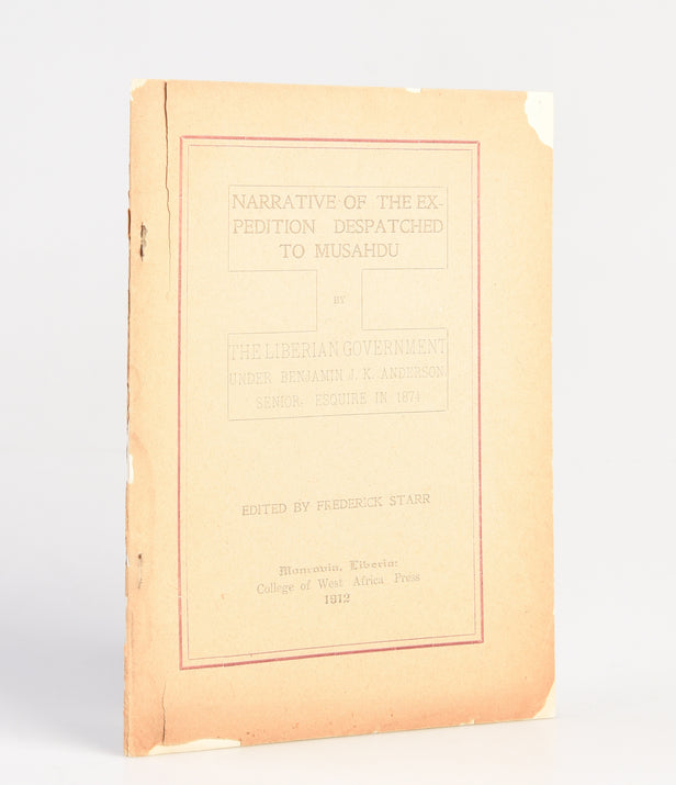 Narrative of the Expedition Despatched to Musahdu ...