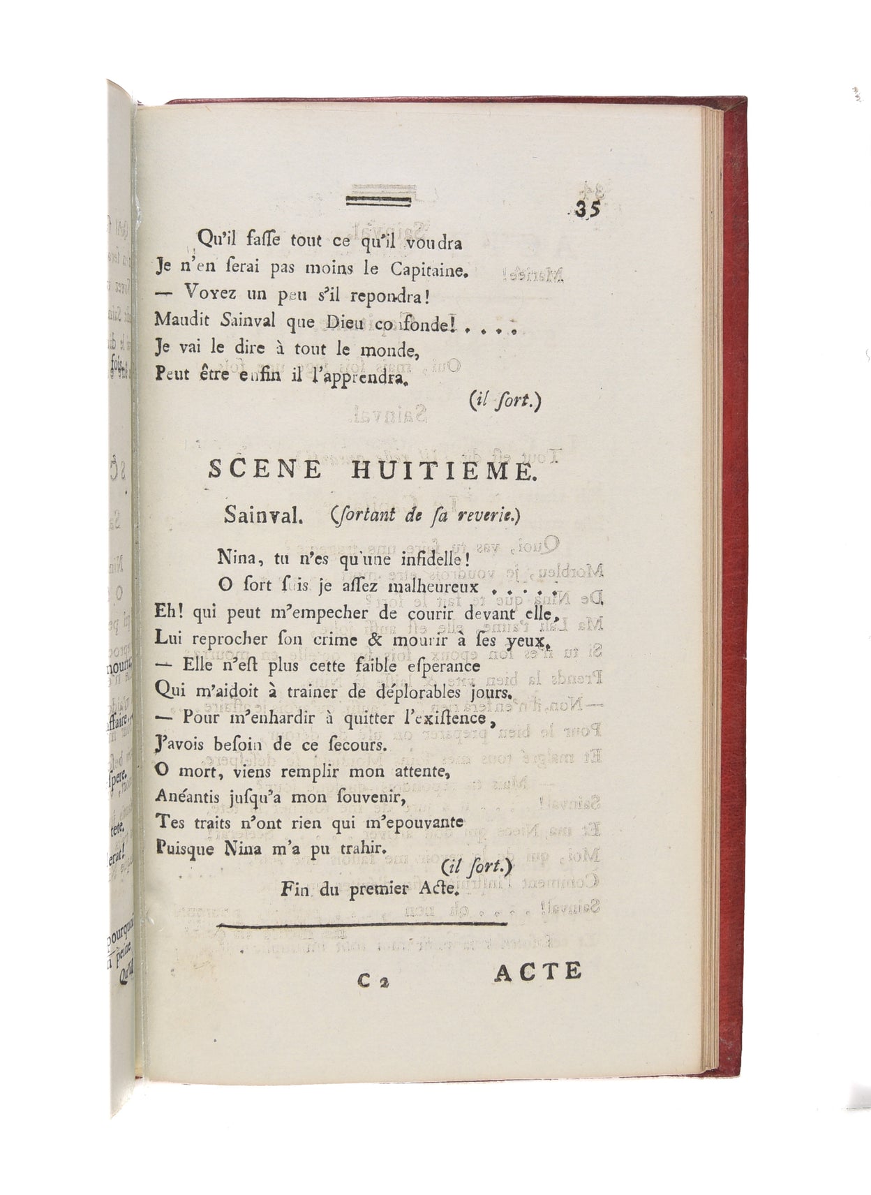 Lali et Sainval drame en trois actes en vers libres, représenté pour la premieré fois par les Comediens François de S. M . l'Imperatrice de toutes les Russies. Le 20 de Juin