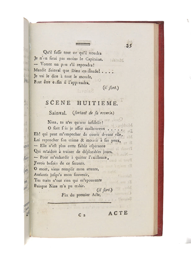 Lali et Sainval drame en trois actes en vers libres, représenté pour la premieré fois par les Comediens François de S. M . l'Imperatrice de toutes les Russies. Le 20 de Juin