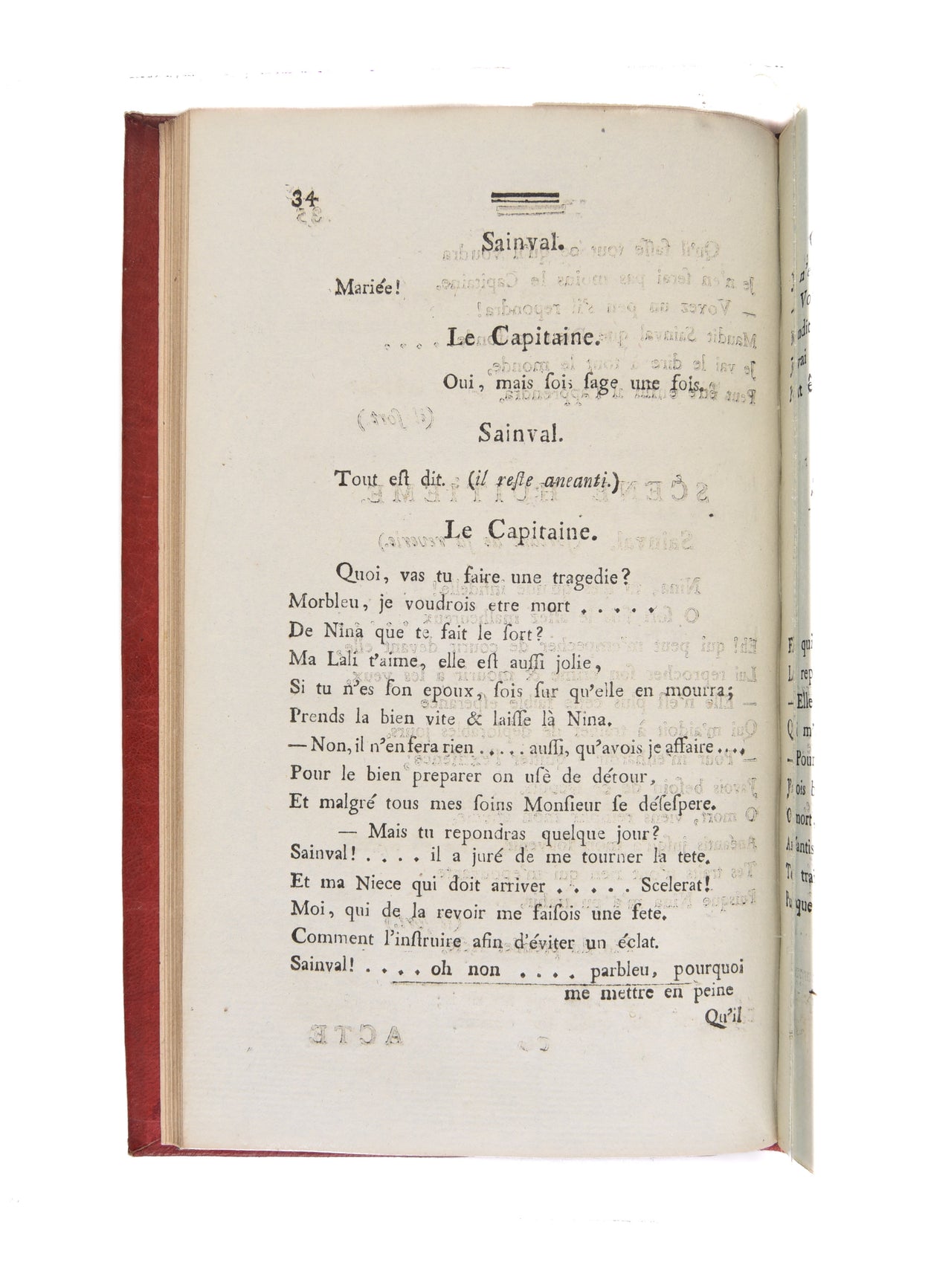 Lali et Sainval drame en trois actes en vers libres, représenté pour la premieré fois par les Comediens François de S. M . l'Imperatrice de toutes les Russies. Le 20 de Juin