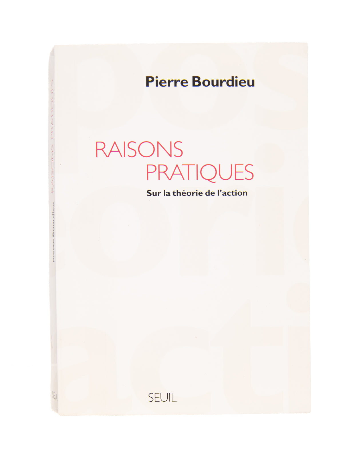 Raisons pratiques. Sur la théorie de l'action.