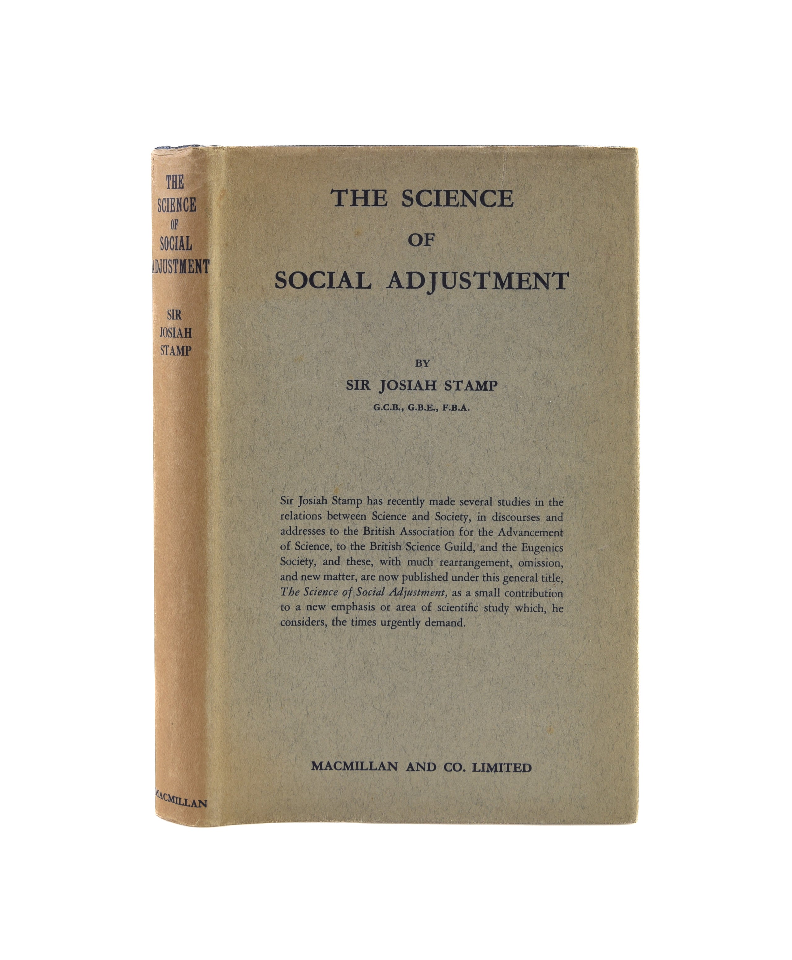 The Science of Social Adjustment.